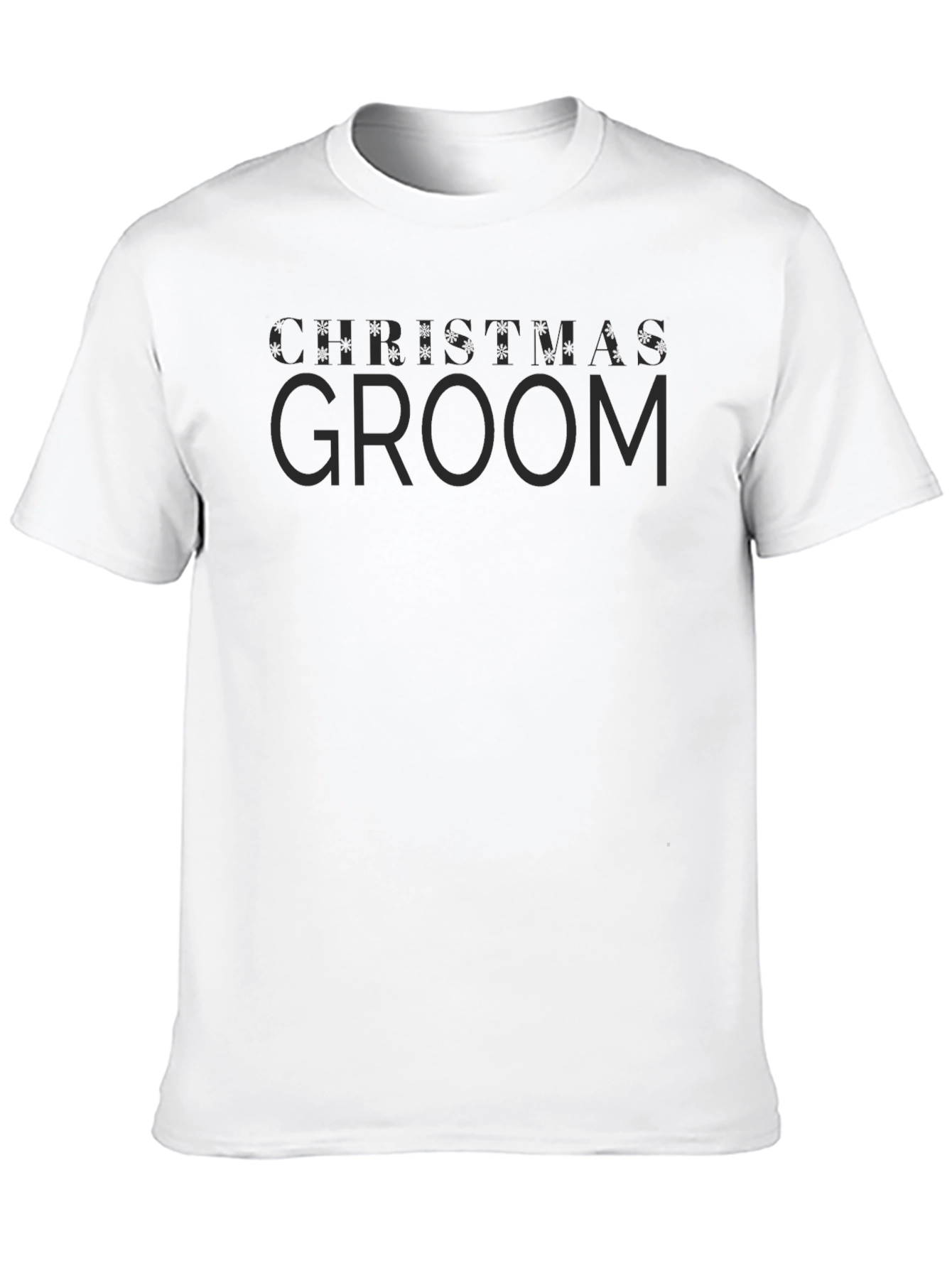 Christmas Groom T-Shirt - Holiday Wedding Apparel
