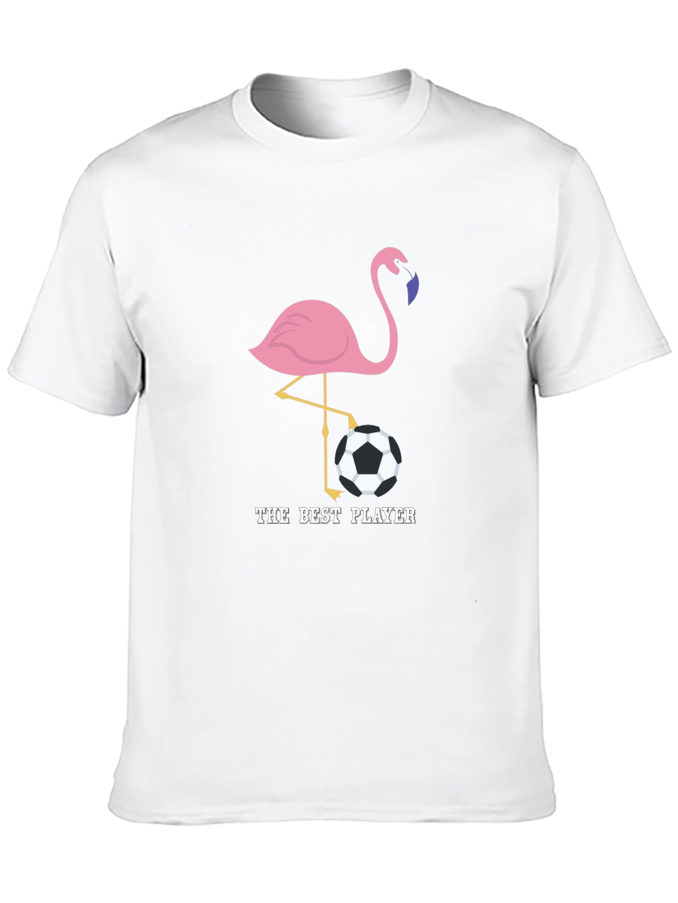 The Best Player Flamingo Soccer T-Shirt