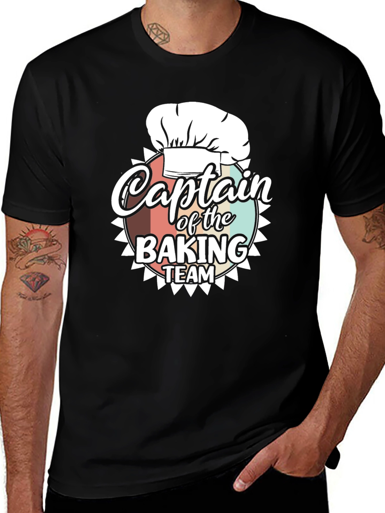 Captain of the Baking Team Graphic T-Shirt