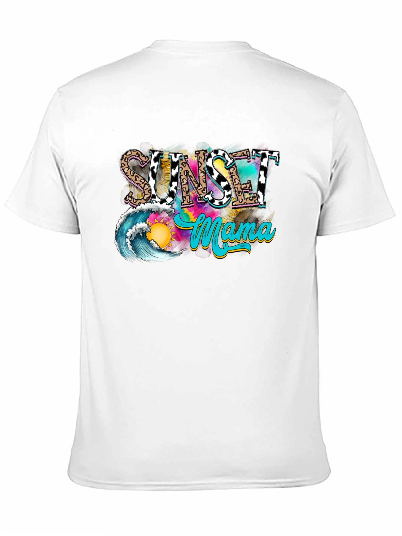 Sunset Mama Graphic Tee - Trendy Summer Vibes