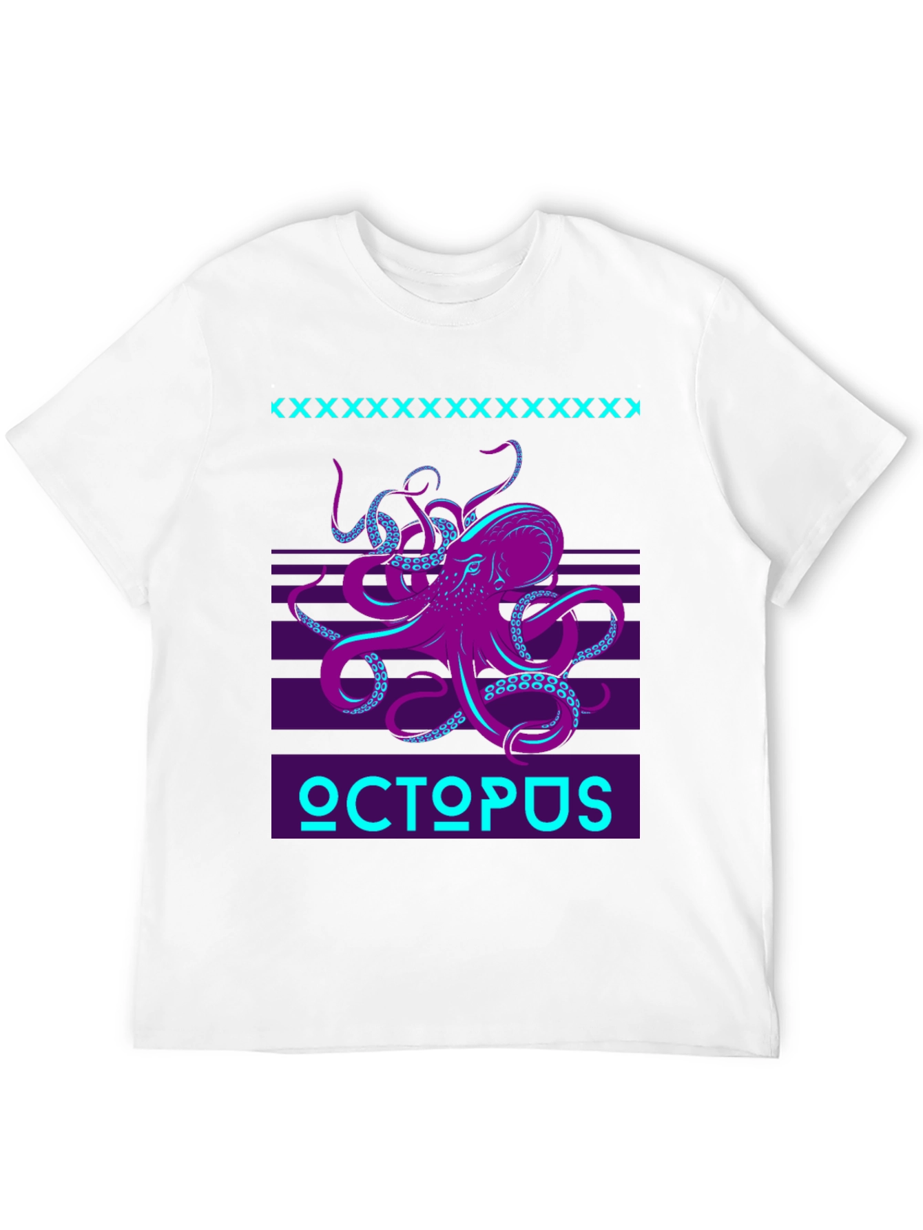 Retro Octopus Graphic T-Shirt - Bold Kraken Design