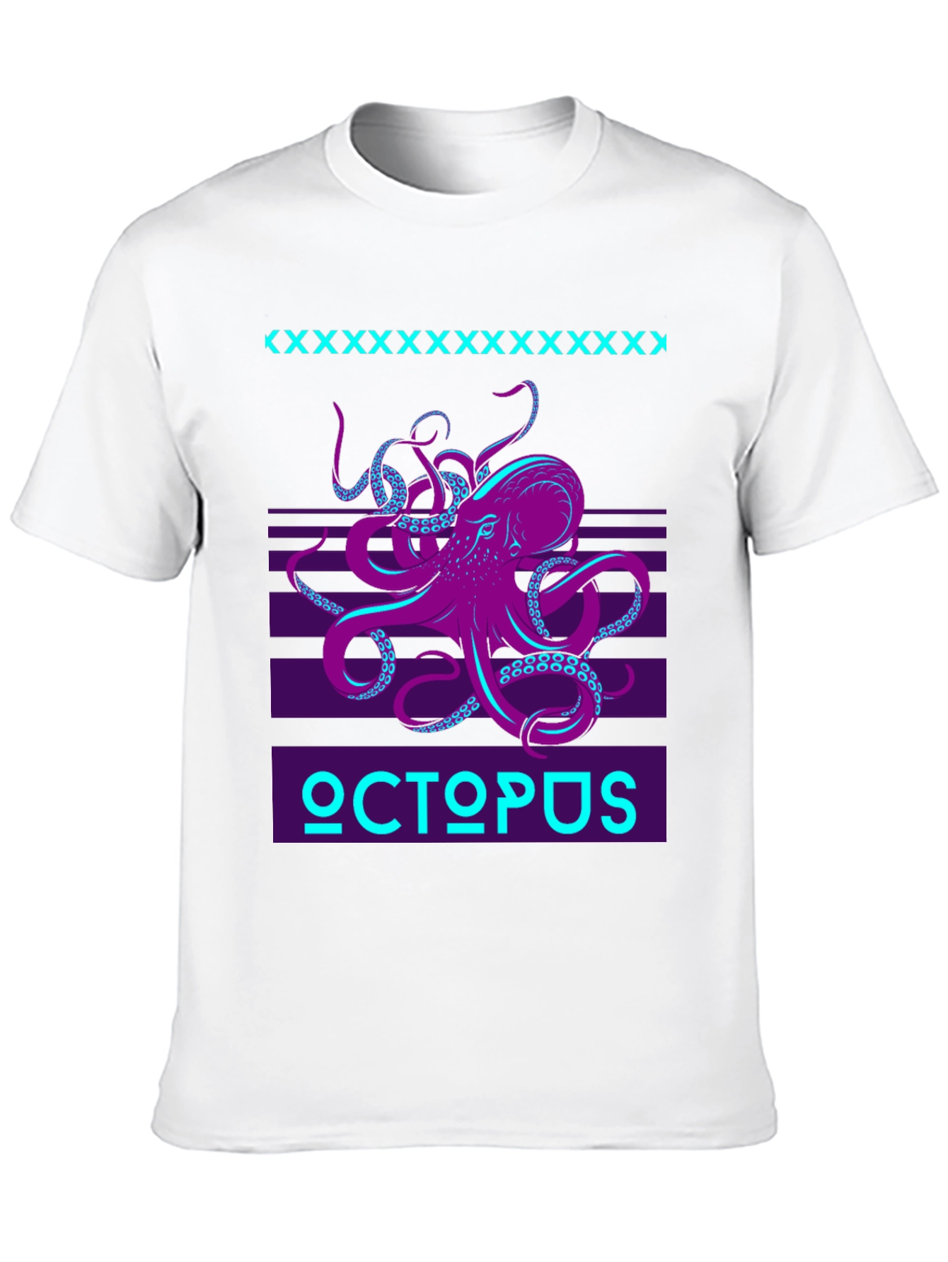 Retro Octopus Graphic T-Shirt - Bold Kraken Design