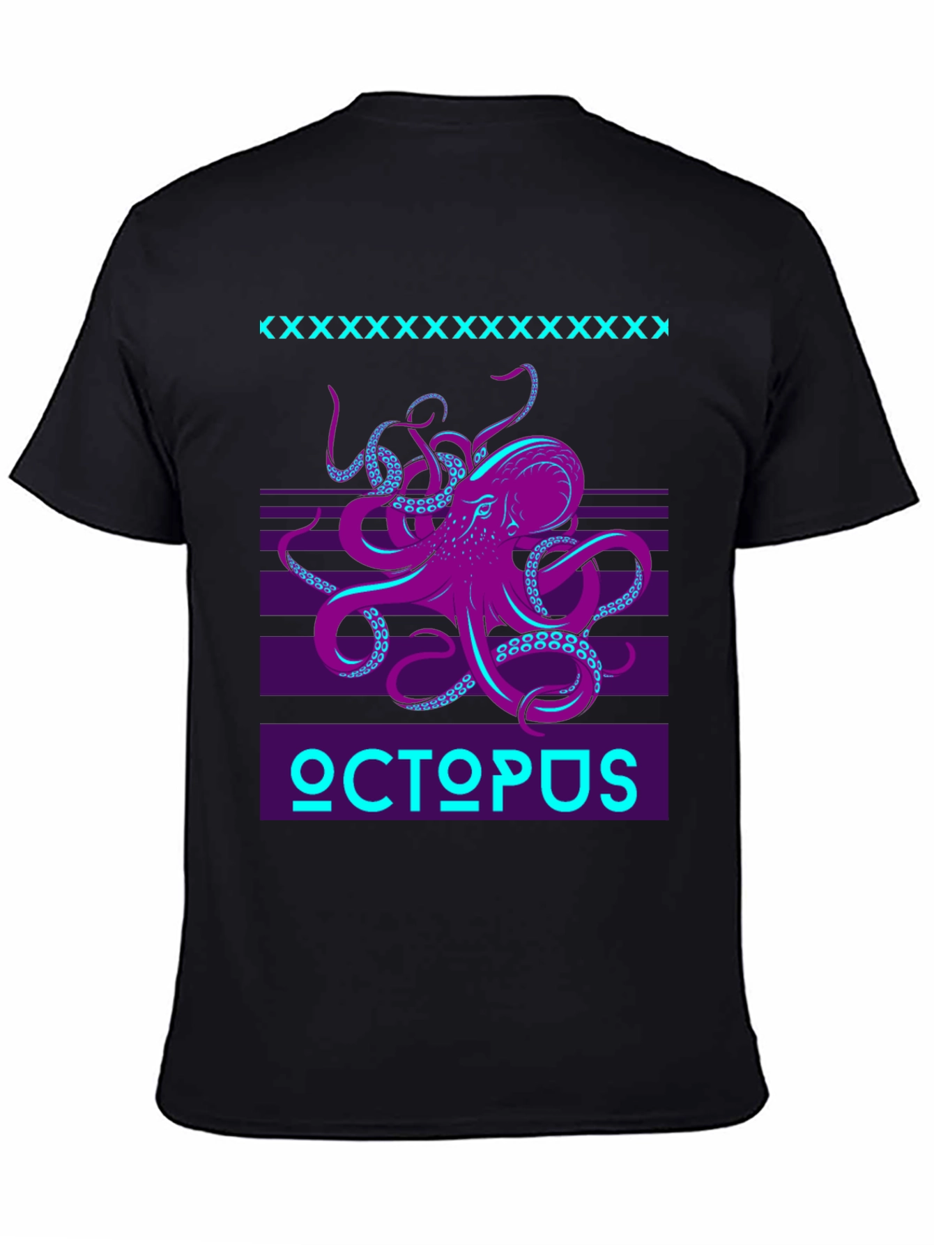 Retro Octopus Graphic T-Shirt - Bold Kraken Design