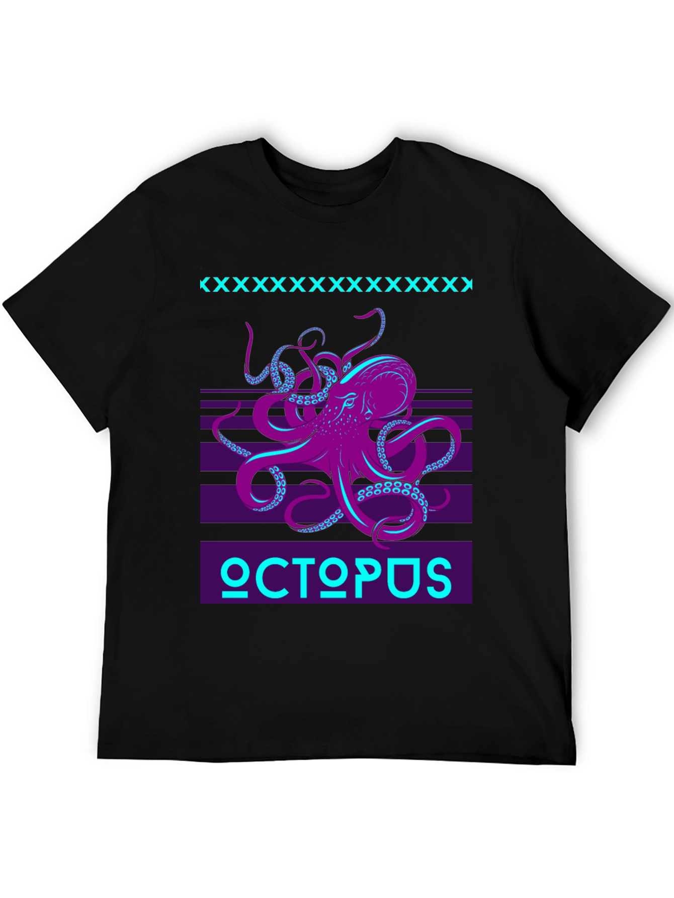 Retro Octopus Graphic T-Shirt - Bold Kraken Design