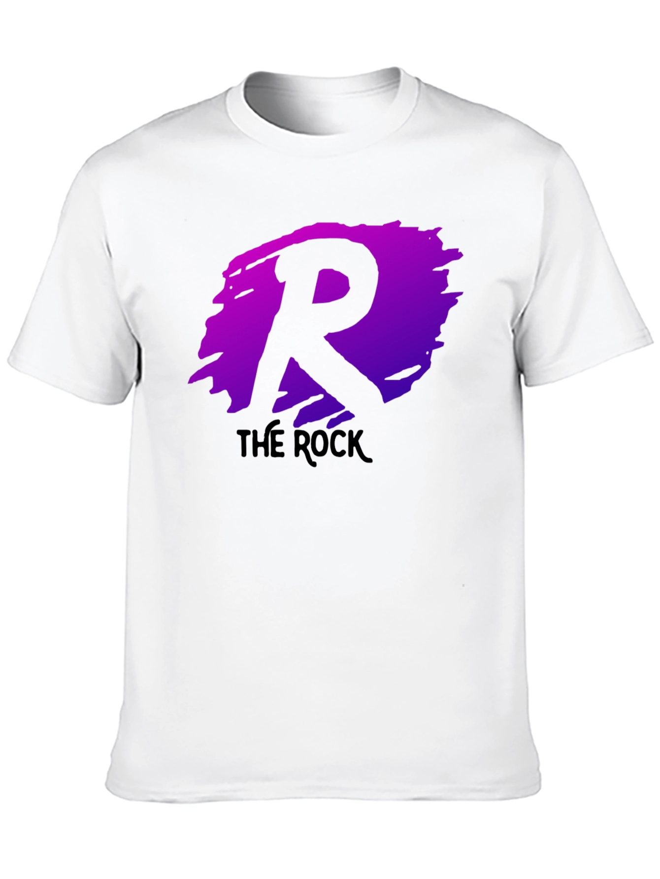 The Rock R Logo Black T-Shirt