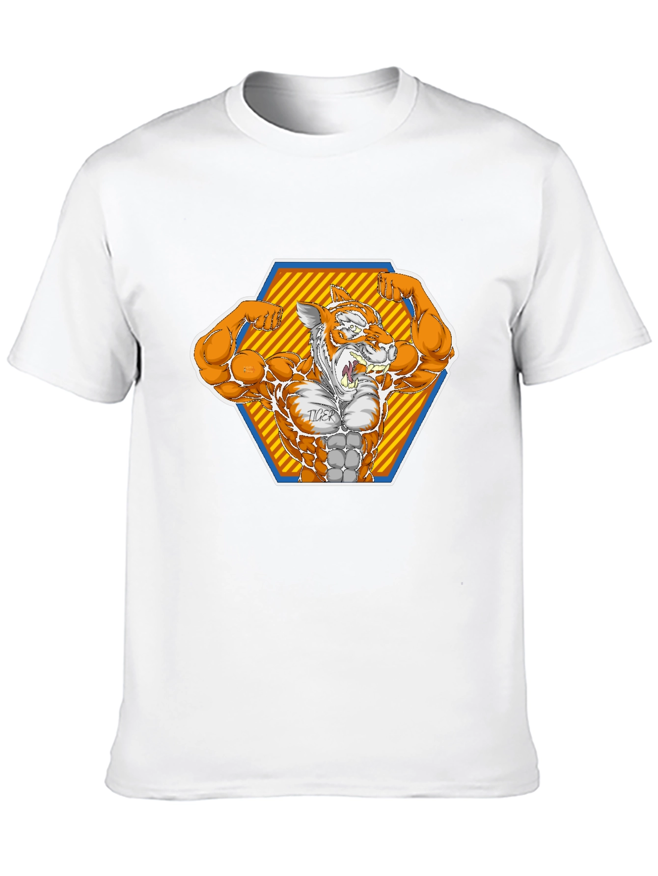 Tiger Muscle Black T-Shirt