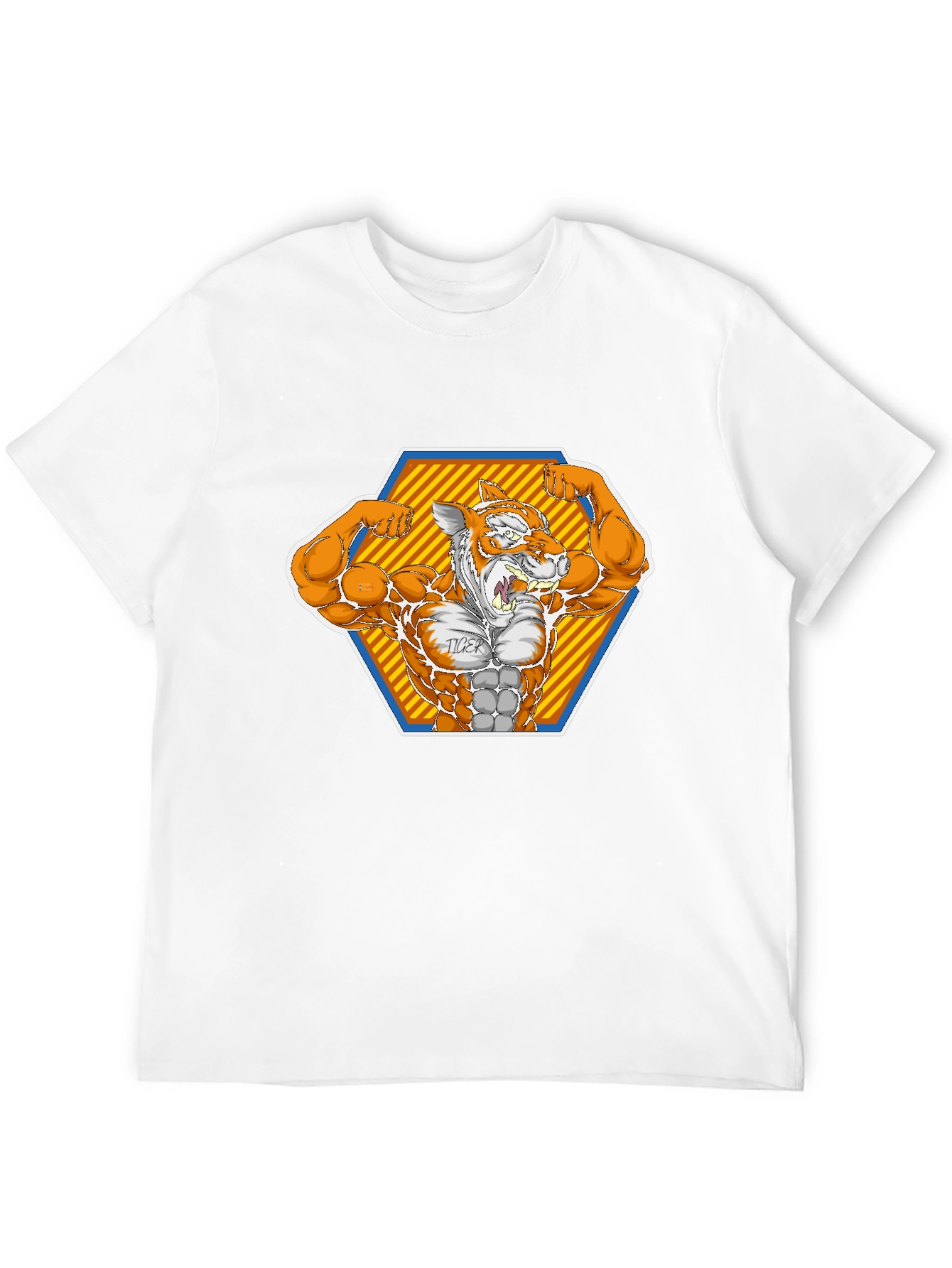 Tiger Muscle Black T-Shirt