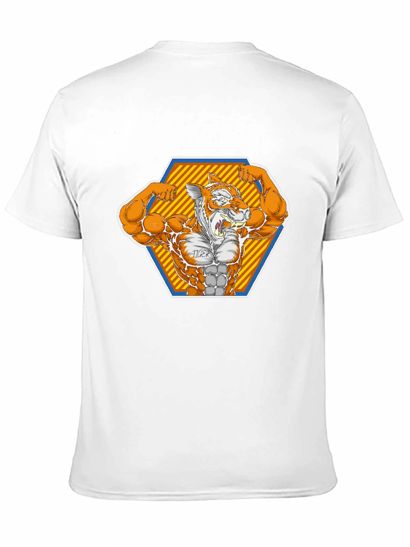 Tiger Muscle Black T-Shirt