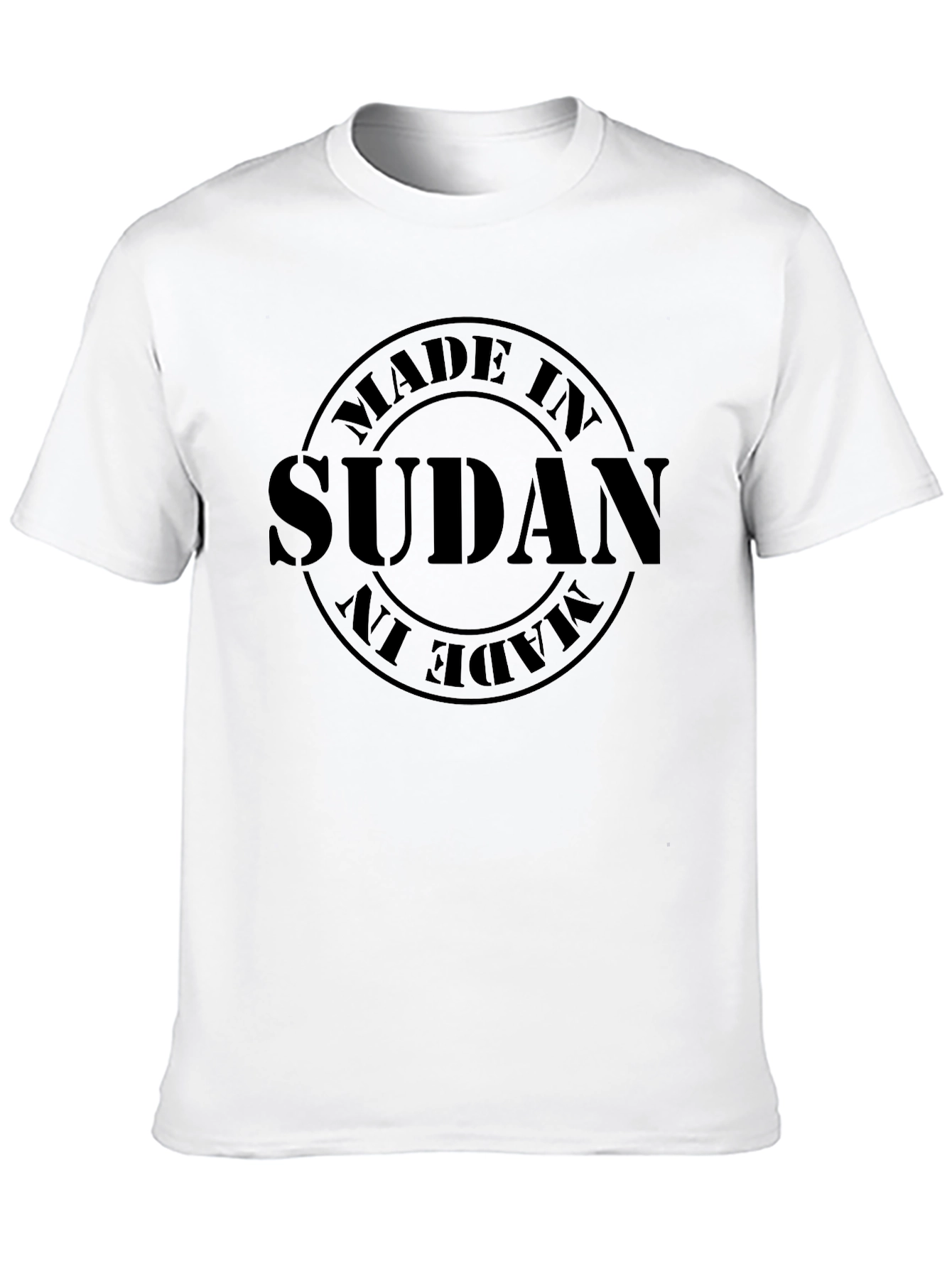 Made in Sudan Graphic T-Shirt | Black Cotton Tee
