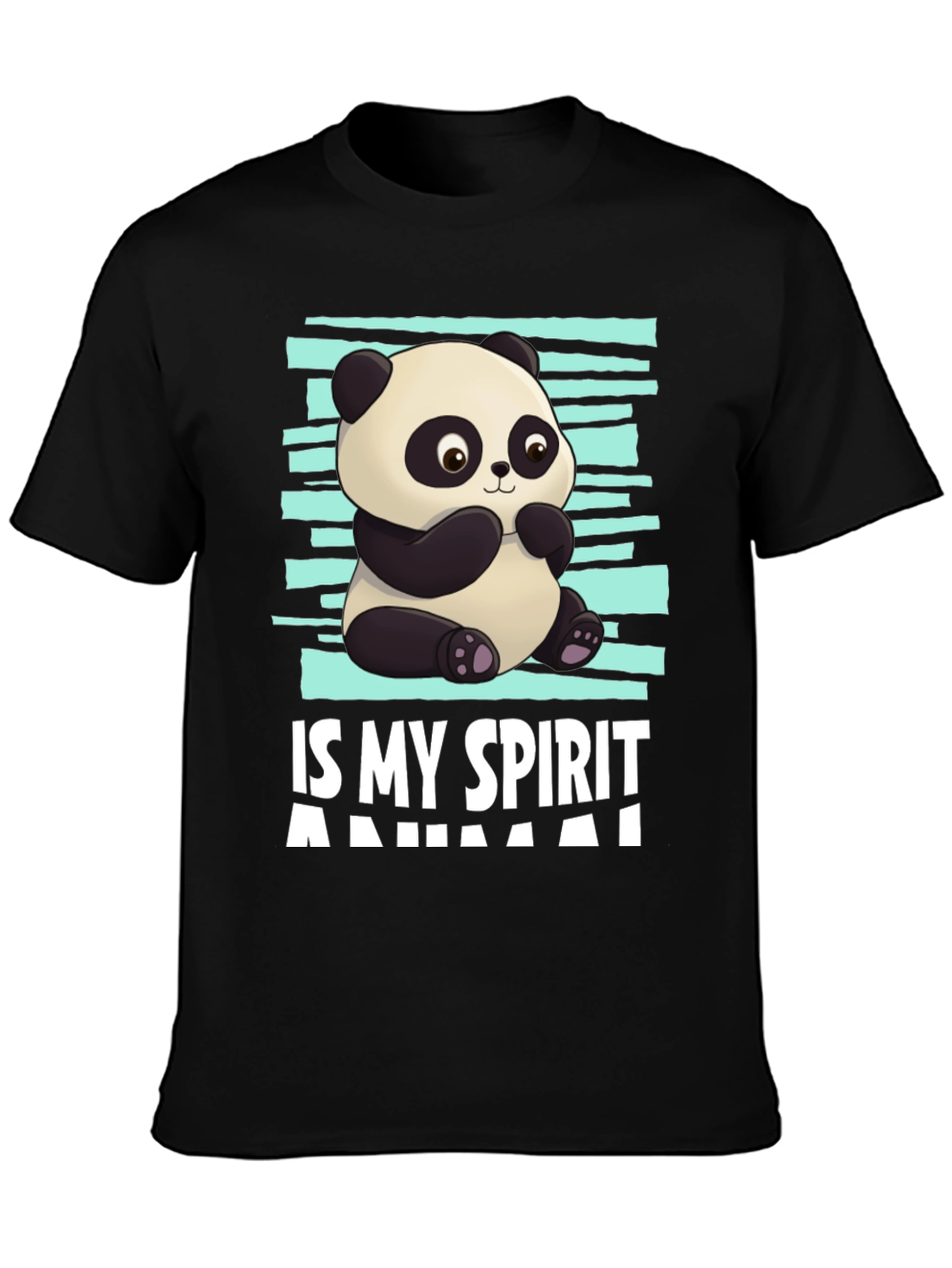 Panda Spirit Animal Graphic T-Shirt
