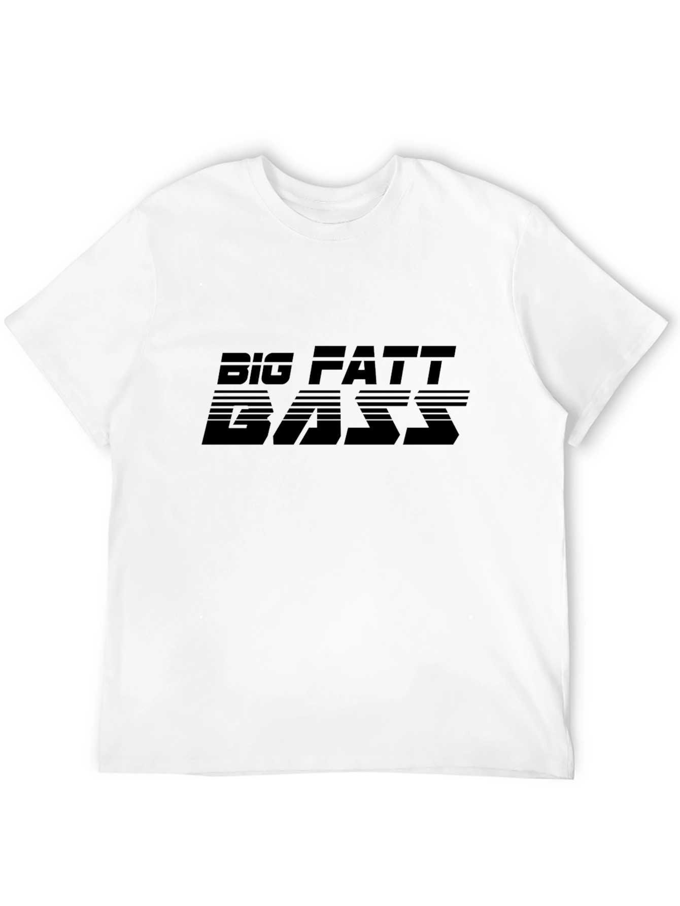 Big Fatt Bass T-Shirt - Classic Fit Black Tee