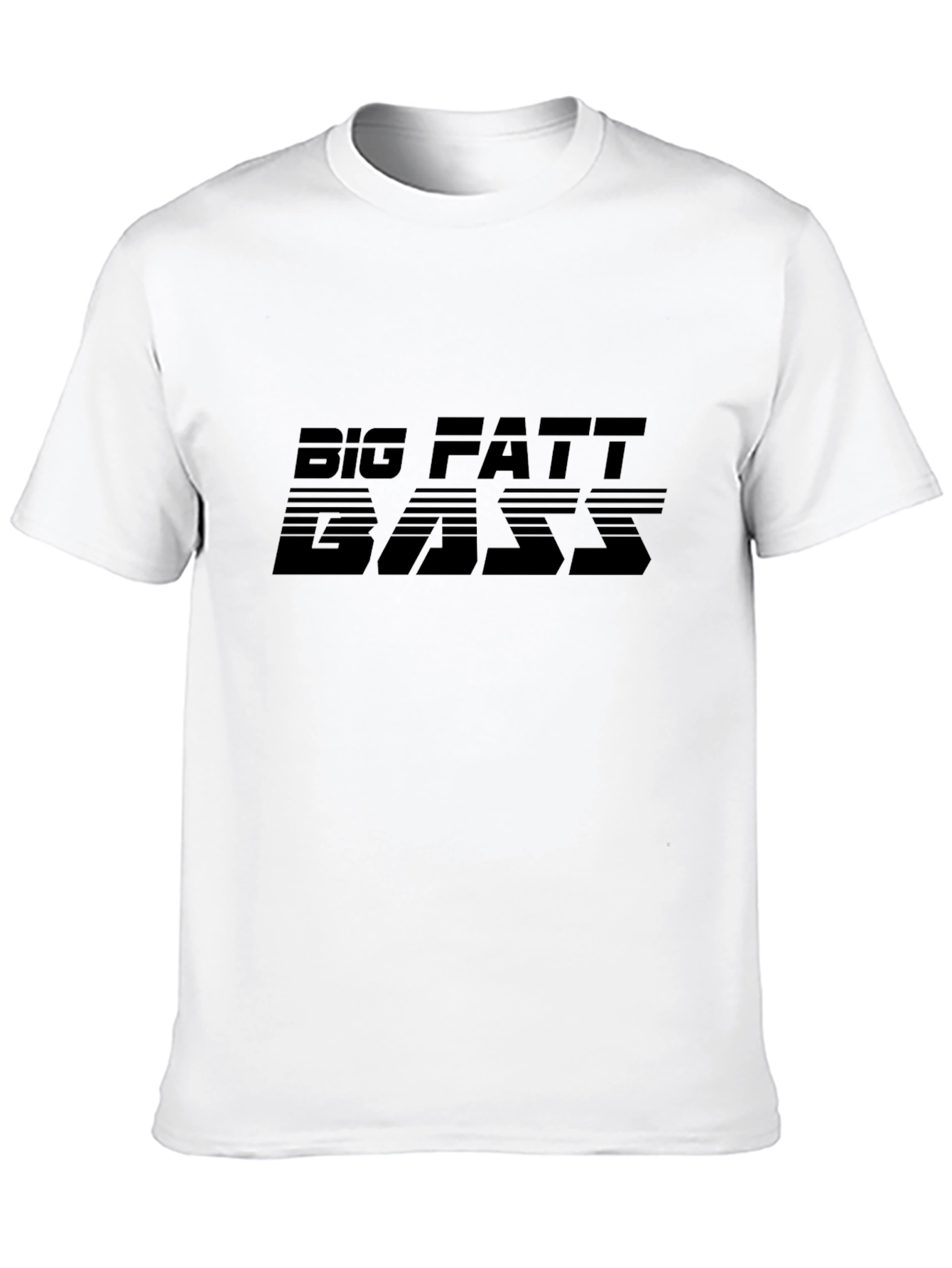 Big Fatt Bass T-Shirt - Classic Fit Black Tee