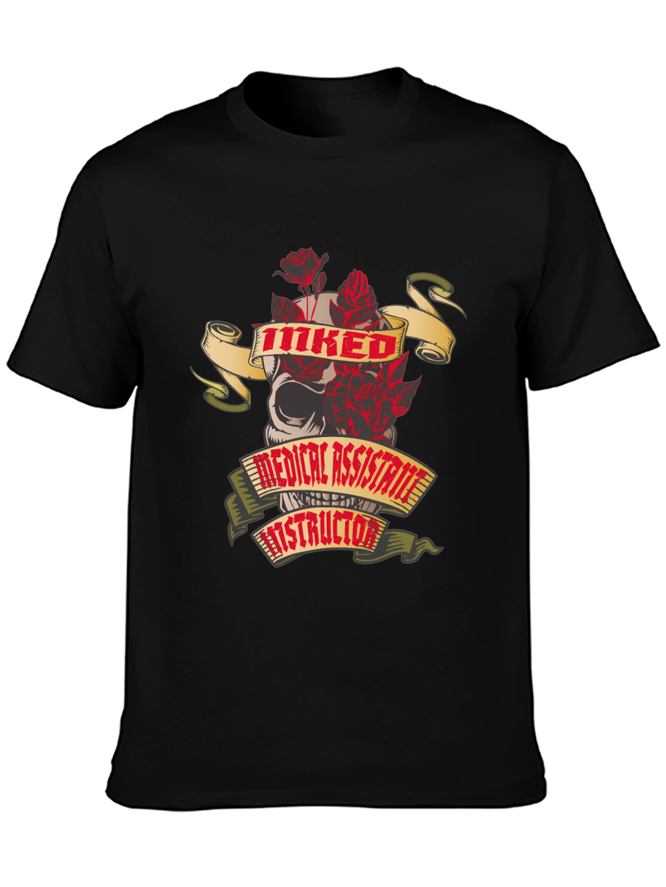 Inked Medical Assistant Instructor Black T-Shirt