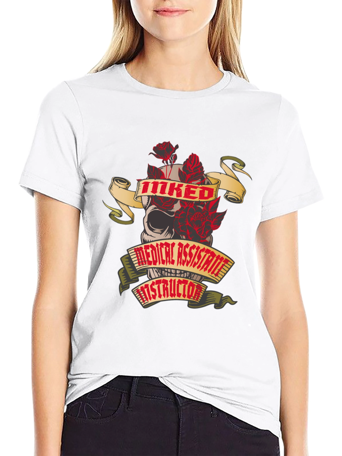 Inked Medical Assistant Instructor Black T-Shirt