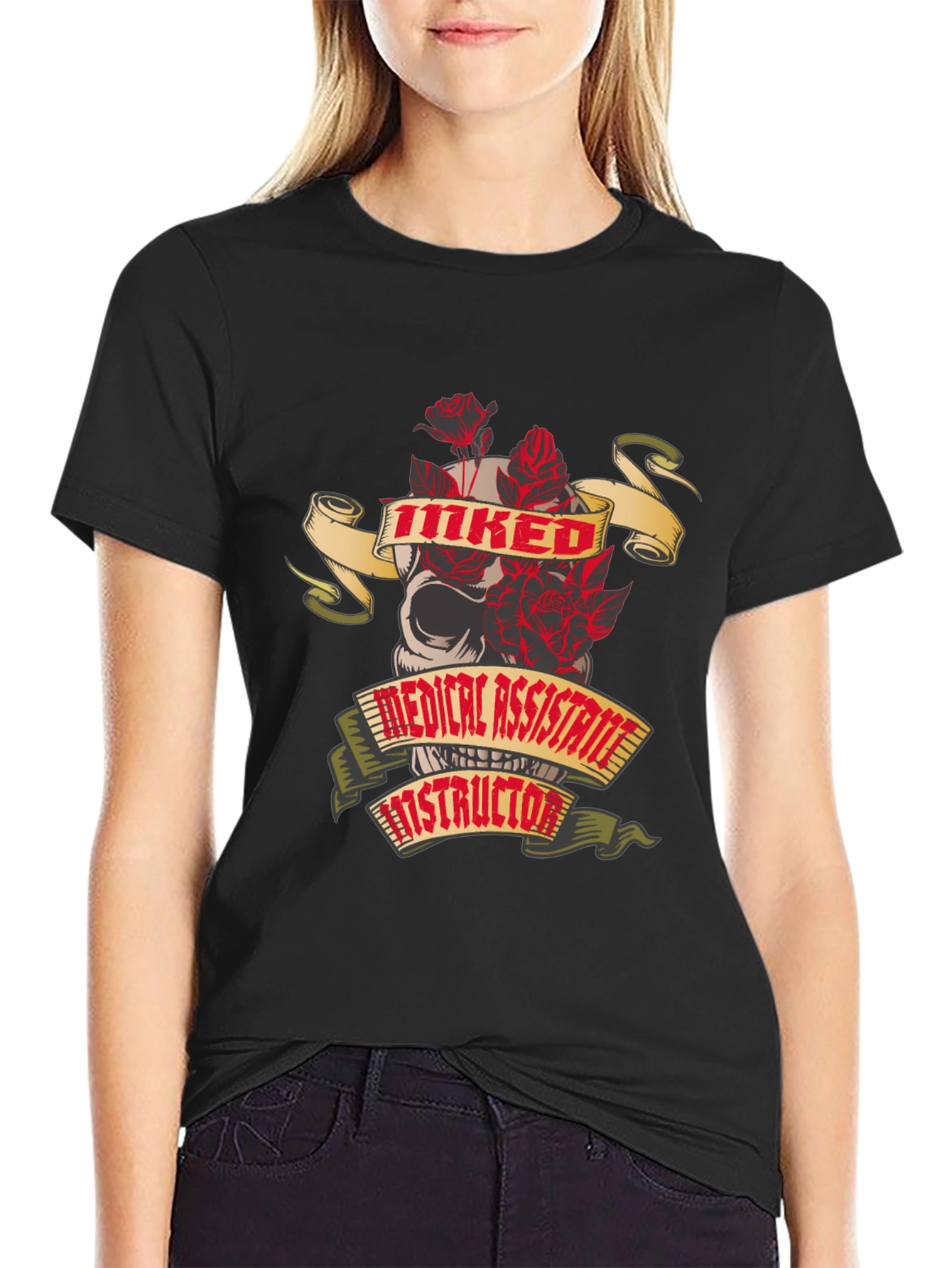 Inked Medical Assistant Instructor Black T-Shirt