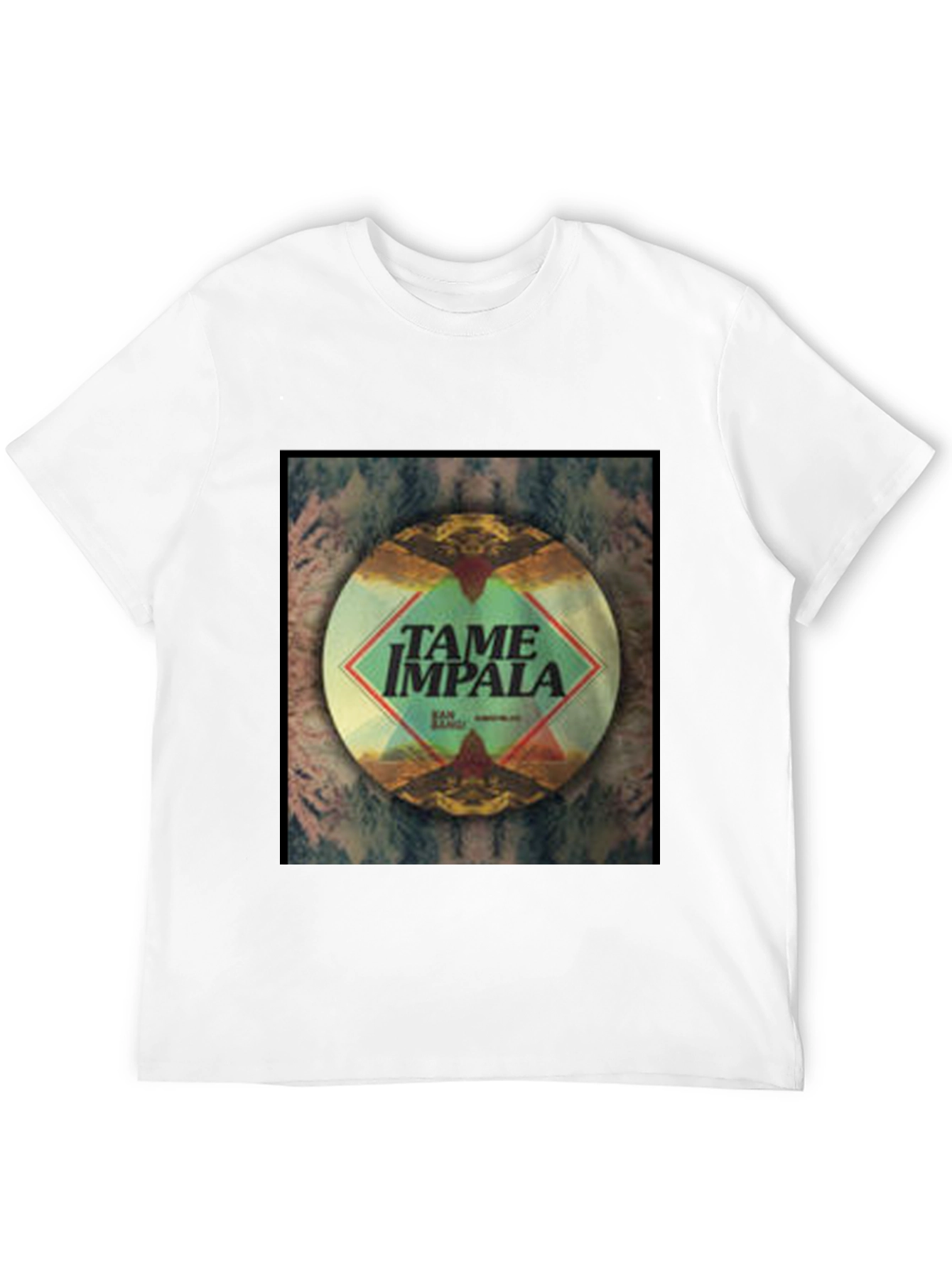 Tame Impala Black Cotton Graphic Tee