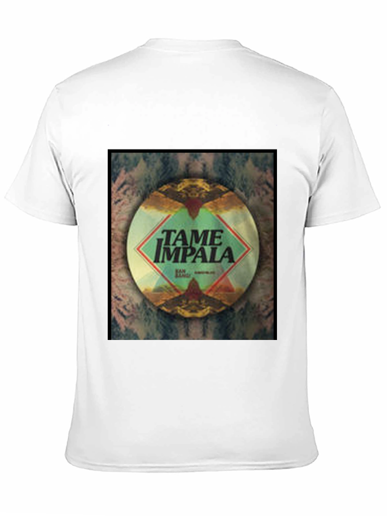 Tame Impala Black Cotton Graphic Tee