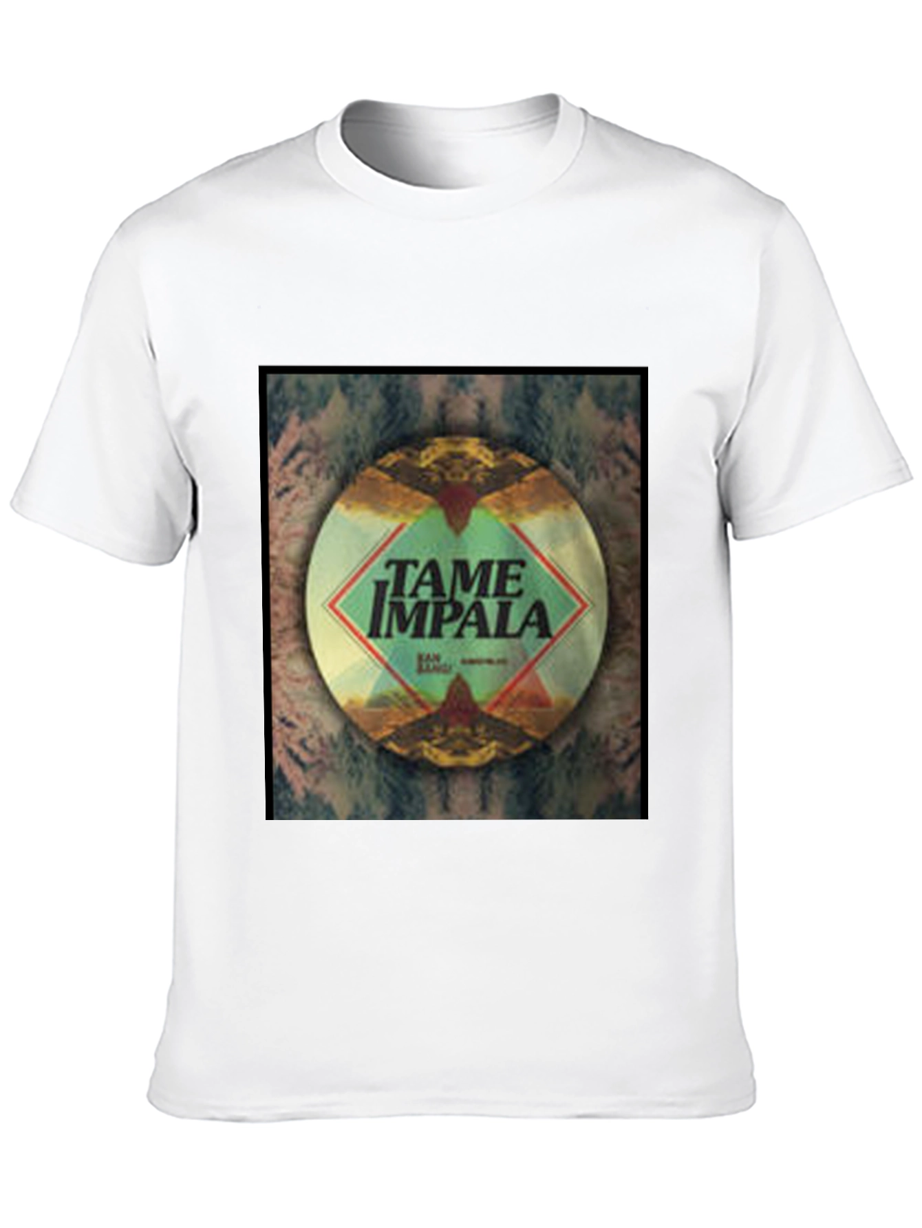 Tame Impala Black Cotton Graphic Tee
