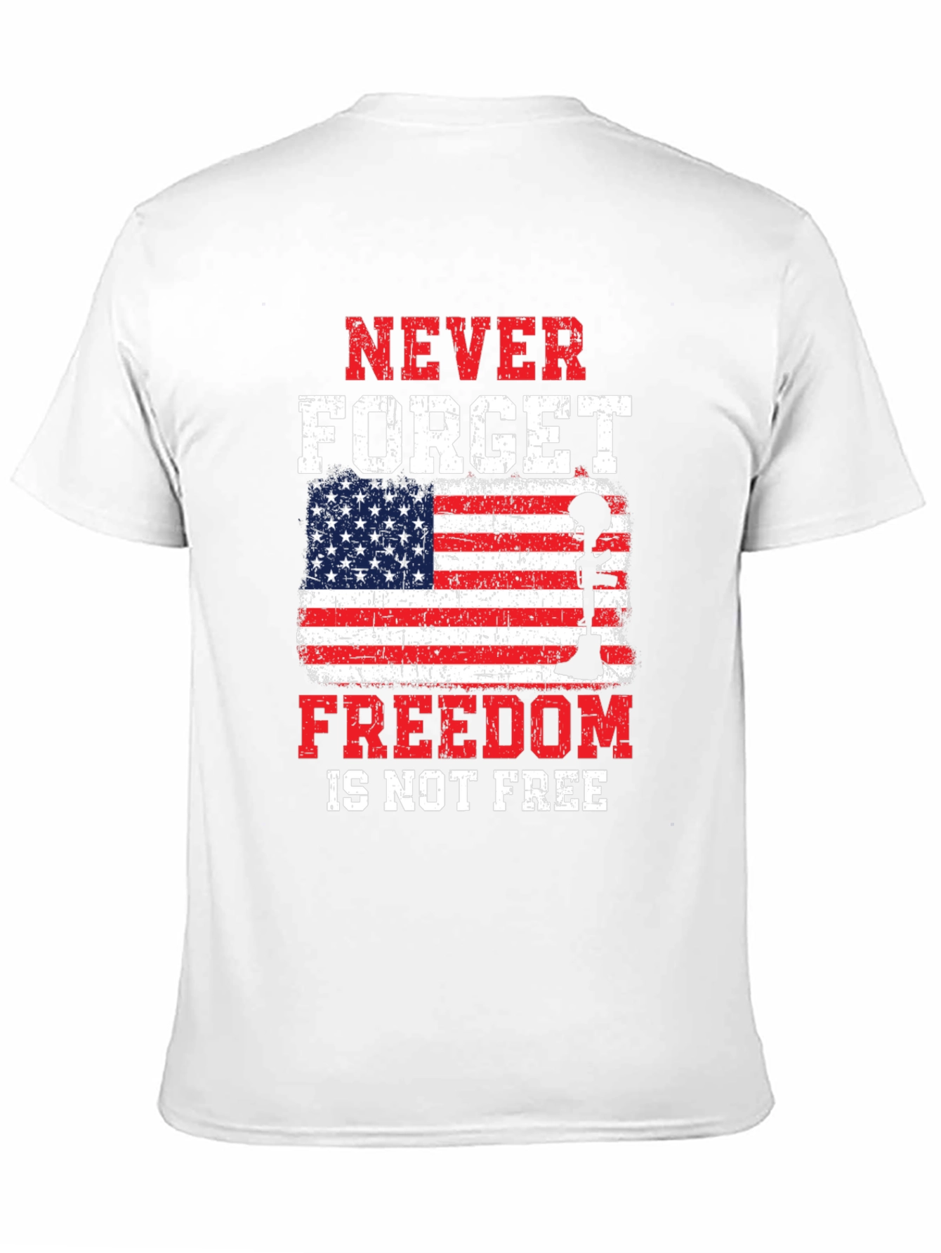 Patriotic Never Forget Graphic Tee