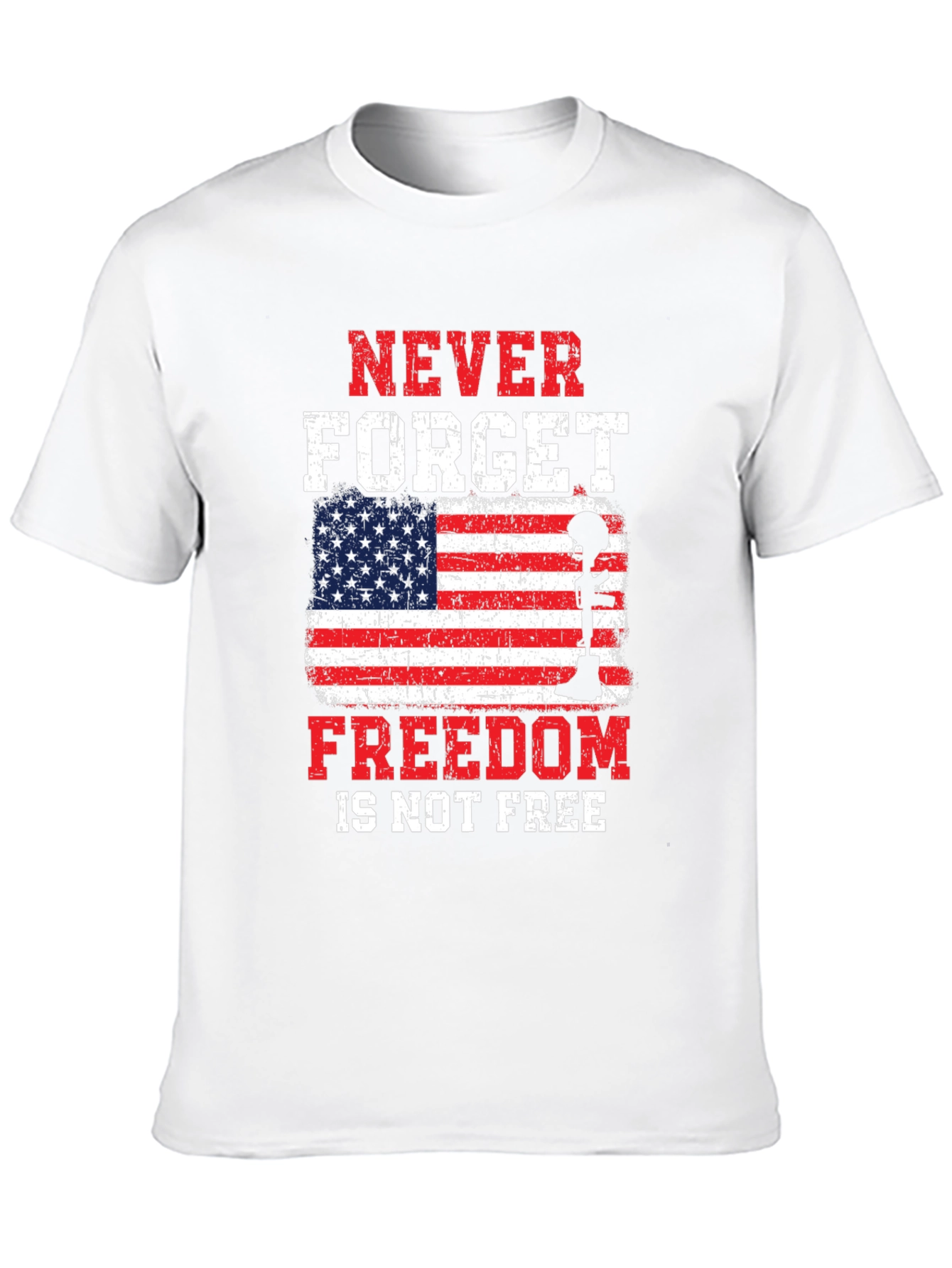 Patriotic Never Forget Graphic Tee