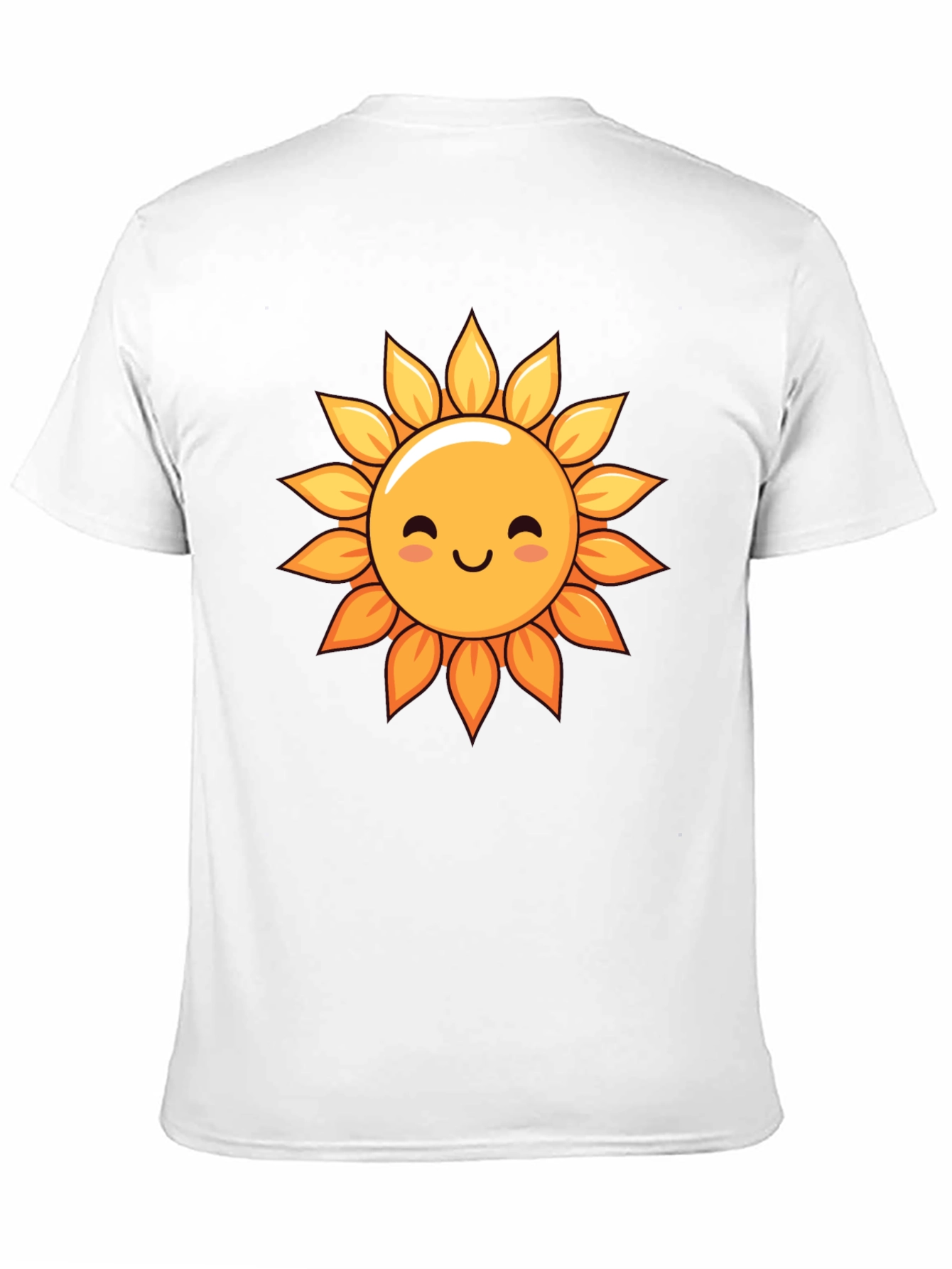 Cute Sunflower Graphic Tee - Black T-Shirt