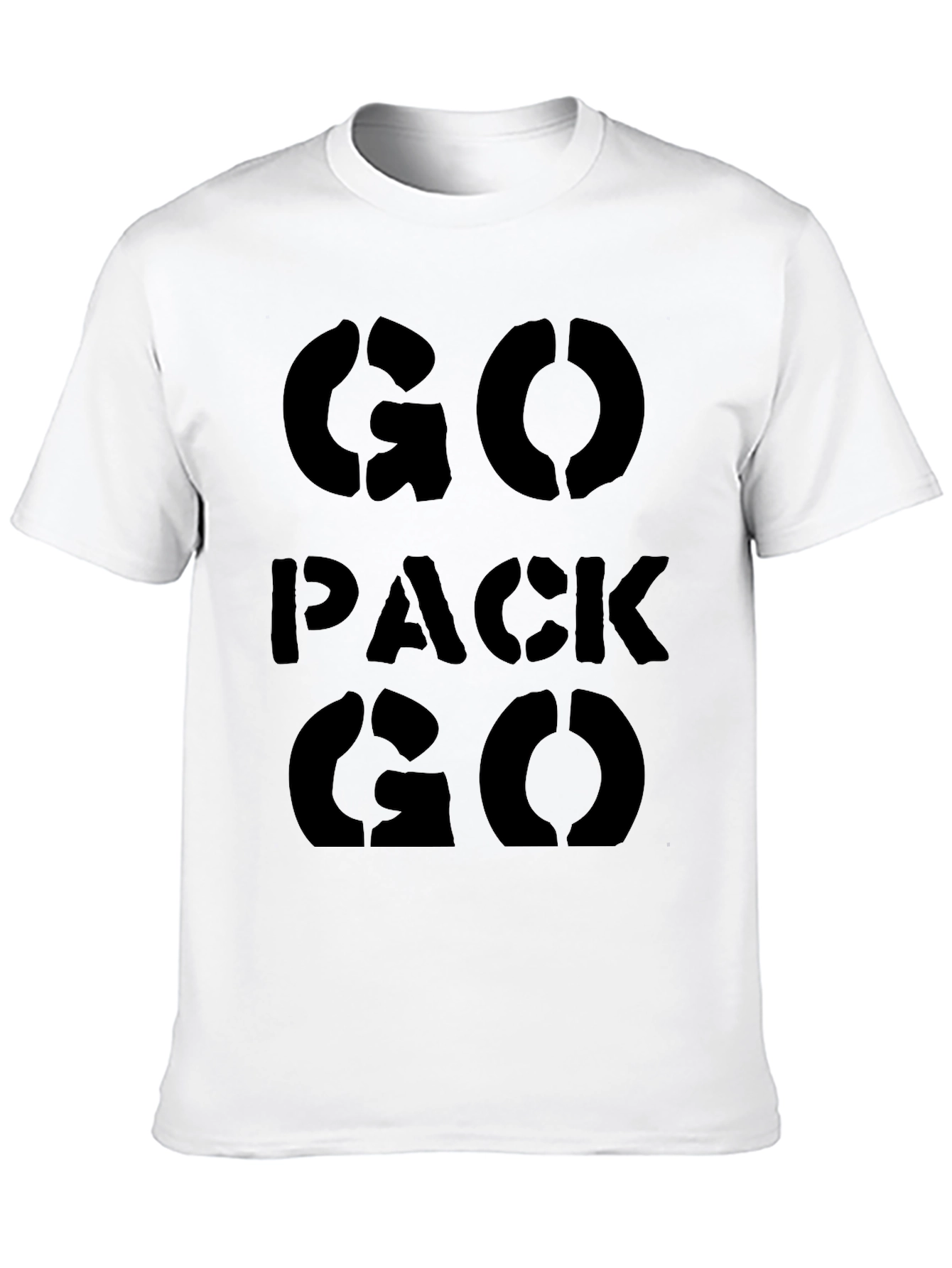 Go Pack Go Black T-Shirt