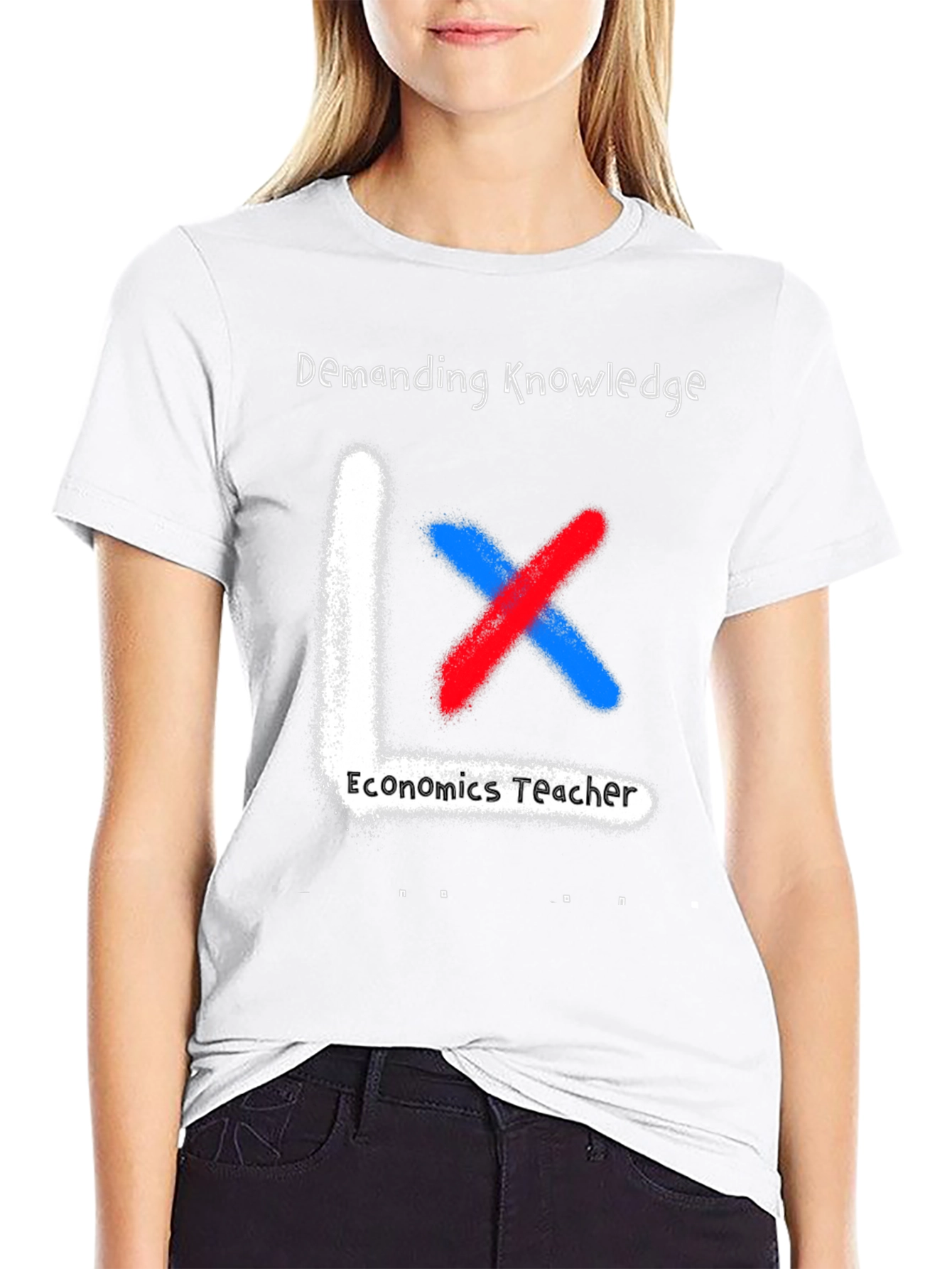 Economics Teacher Demanding Knowledge T-Shirt