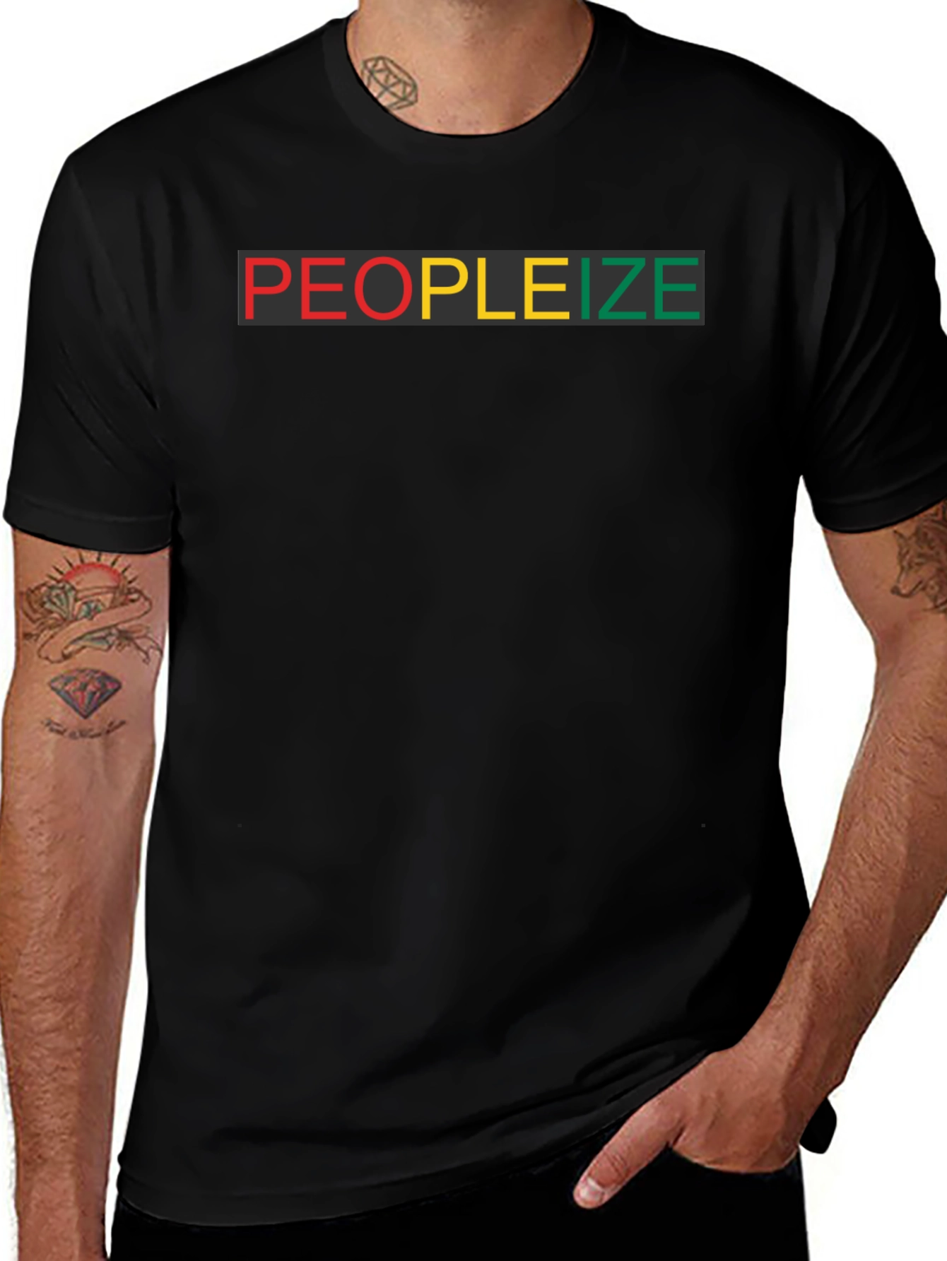 Peopleize T-Shirt - Stylish Graphic Tee