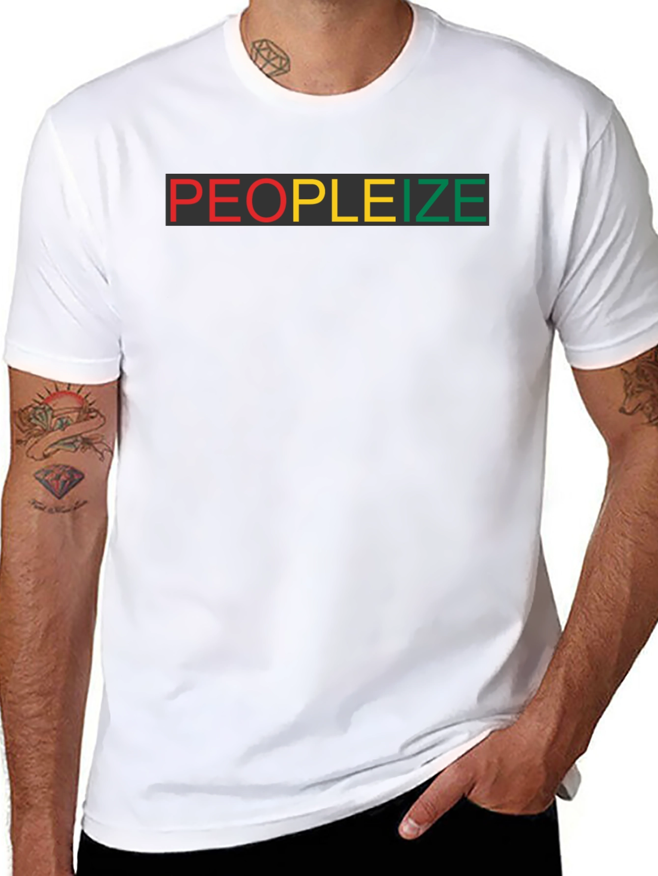Peopleize T-Shirt - Stylish Graphic Tee
