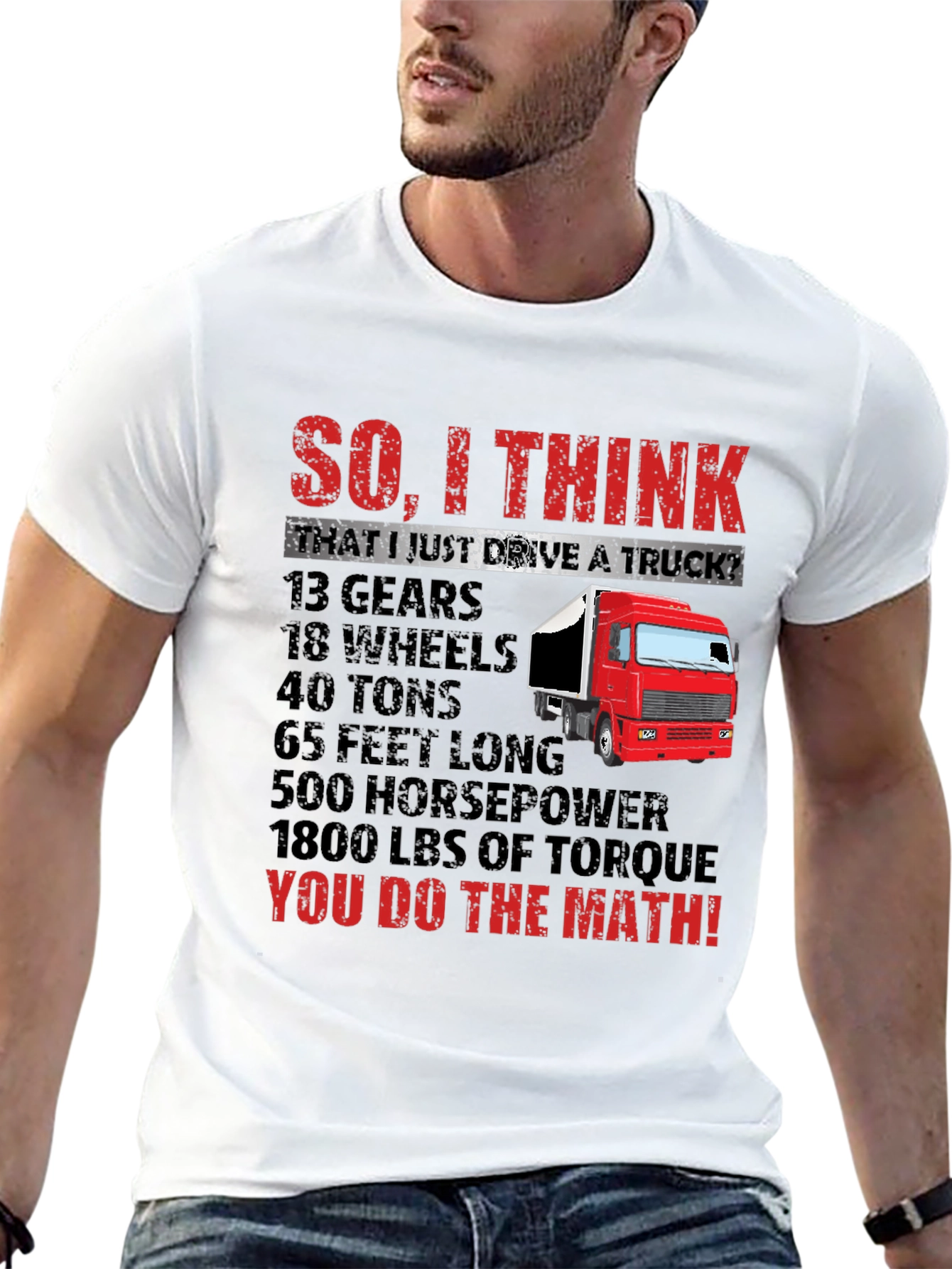 Truck Driver Math T-Shirt