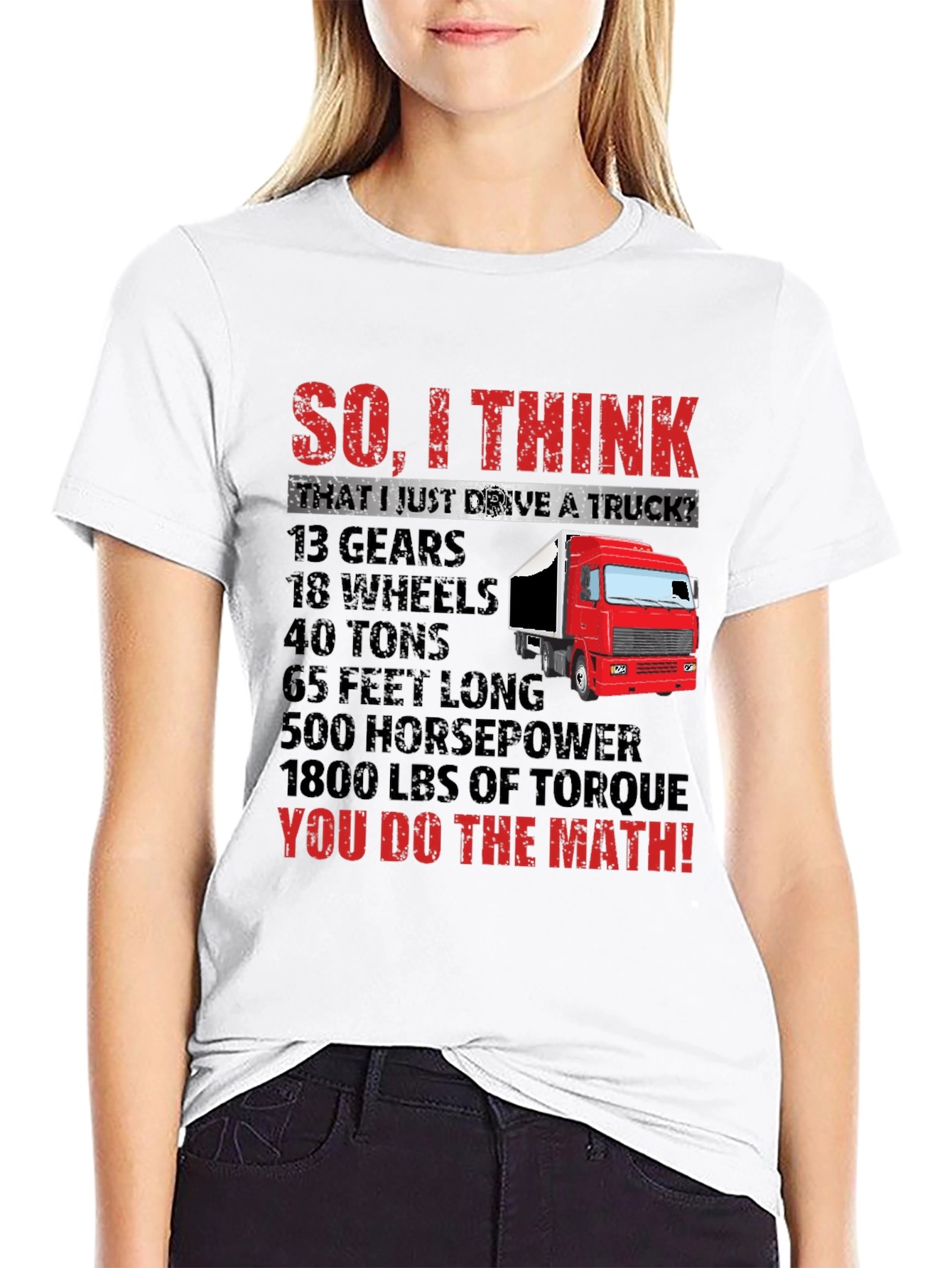 Truck Driver Math T-Shirt