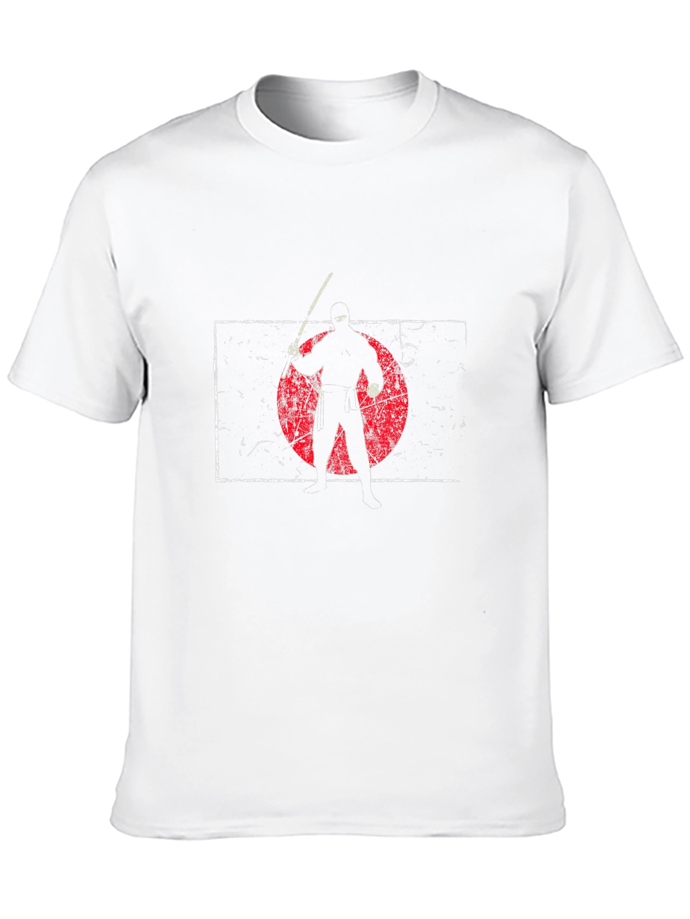 Ninja Warrior Graphic Tee - Black Cotton Blend
