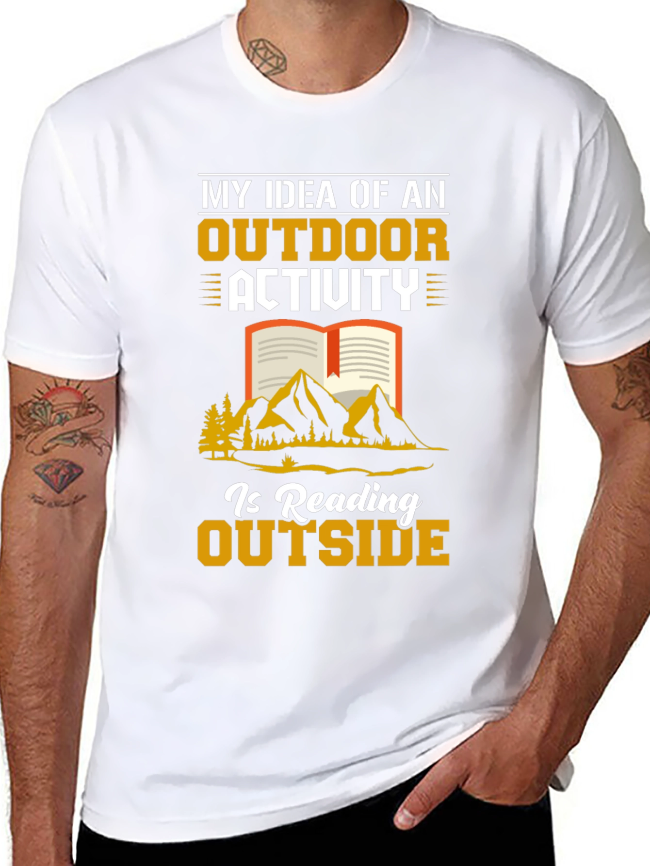 Outdoor Activity Reading T-Shirt
