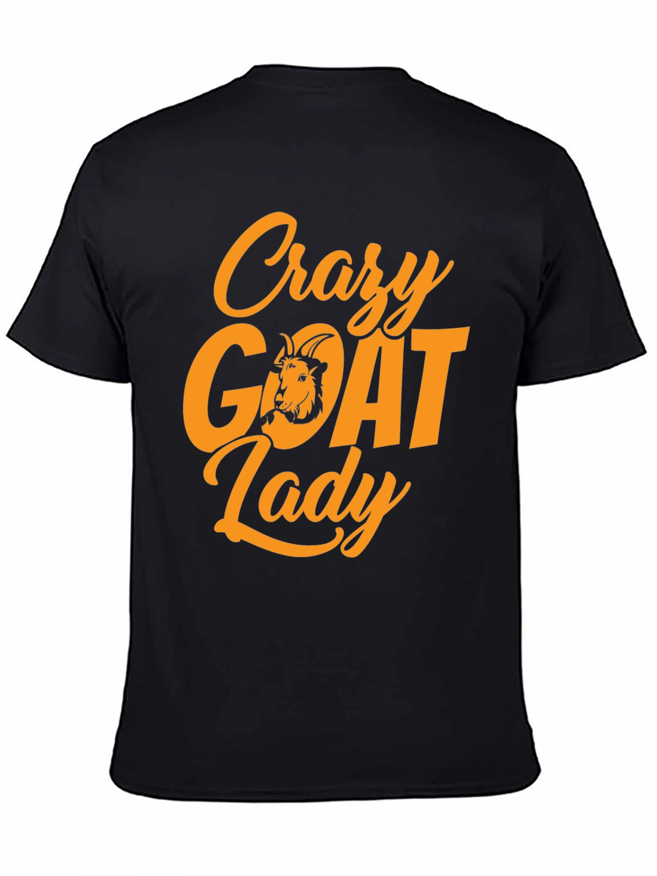 Crazy Goat Lady T-Shirt - Black Tee