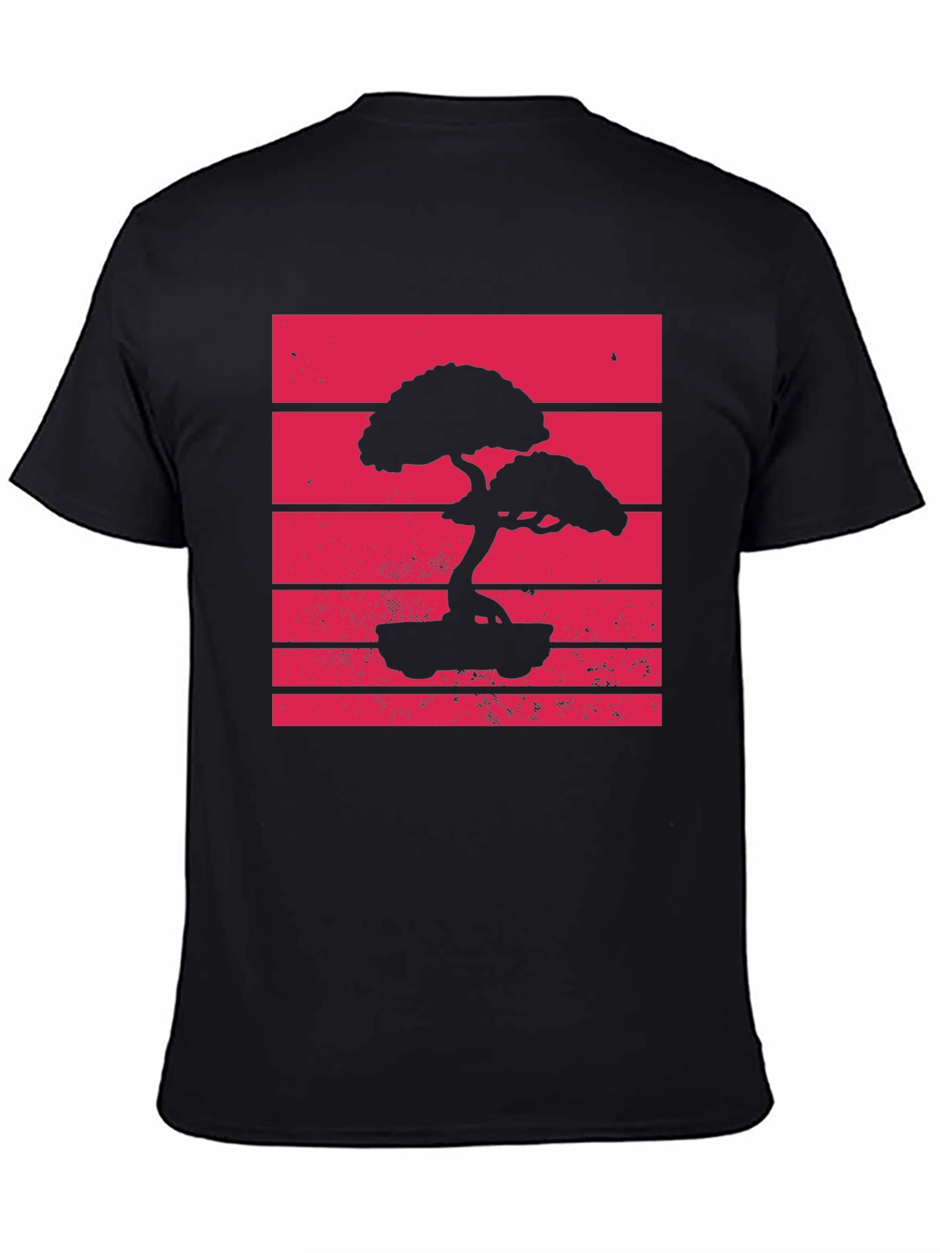 Bonsai Tree Silhouette Graphic Tee