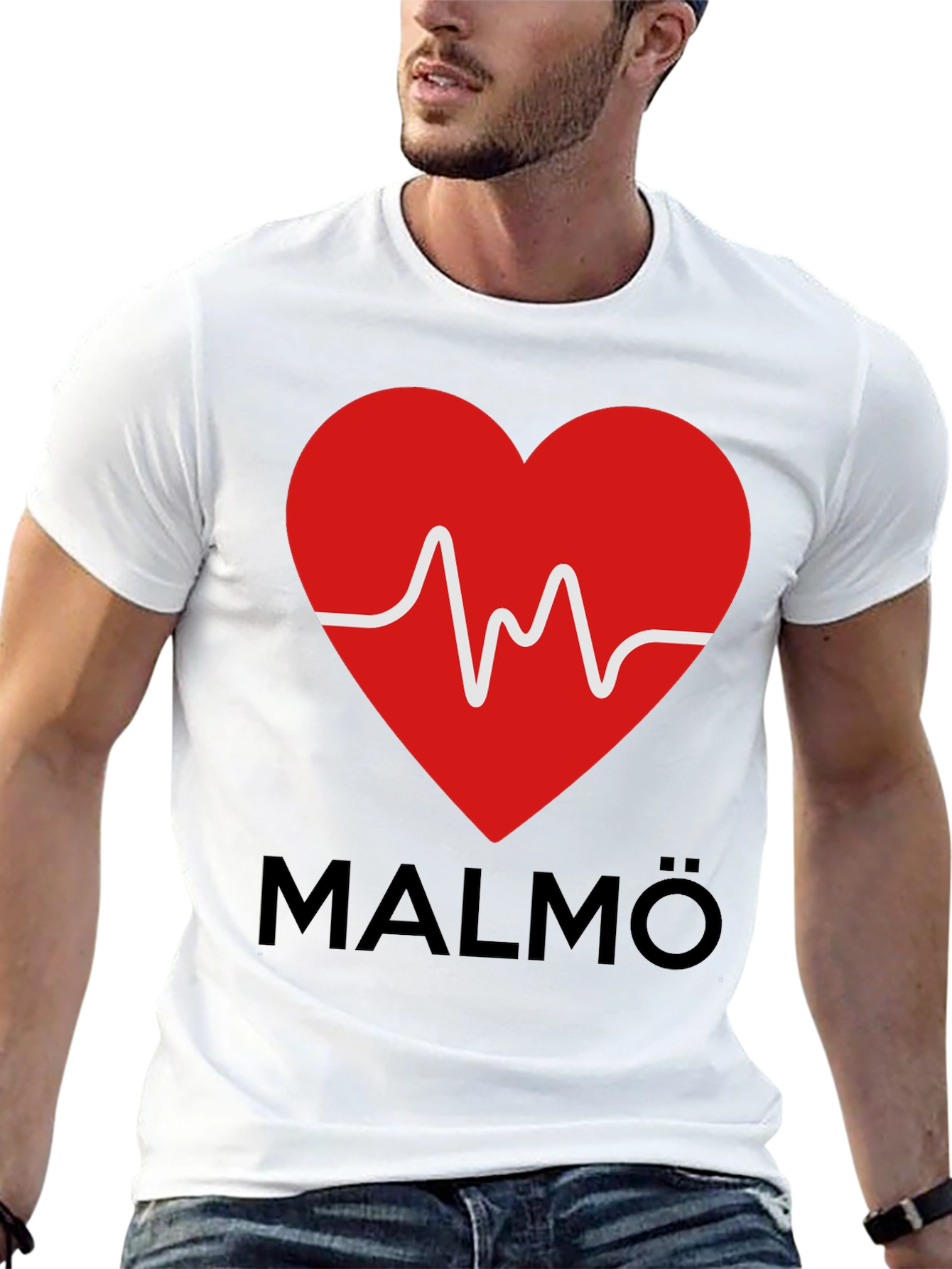 Malmo Heartbeat Graphic Tee