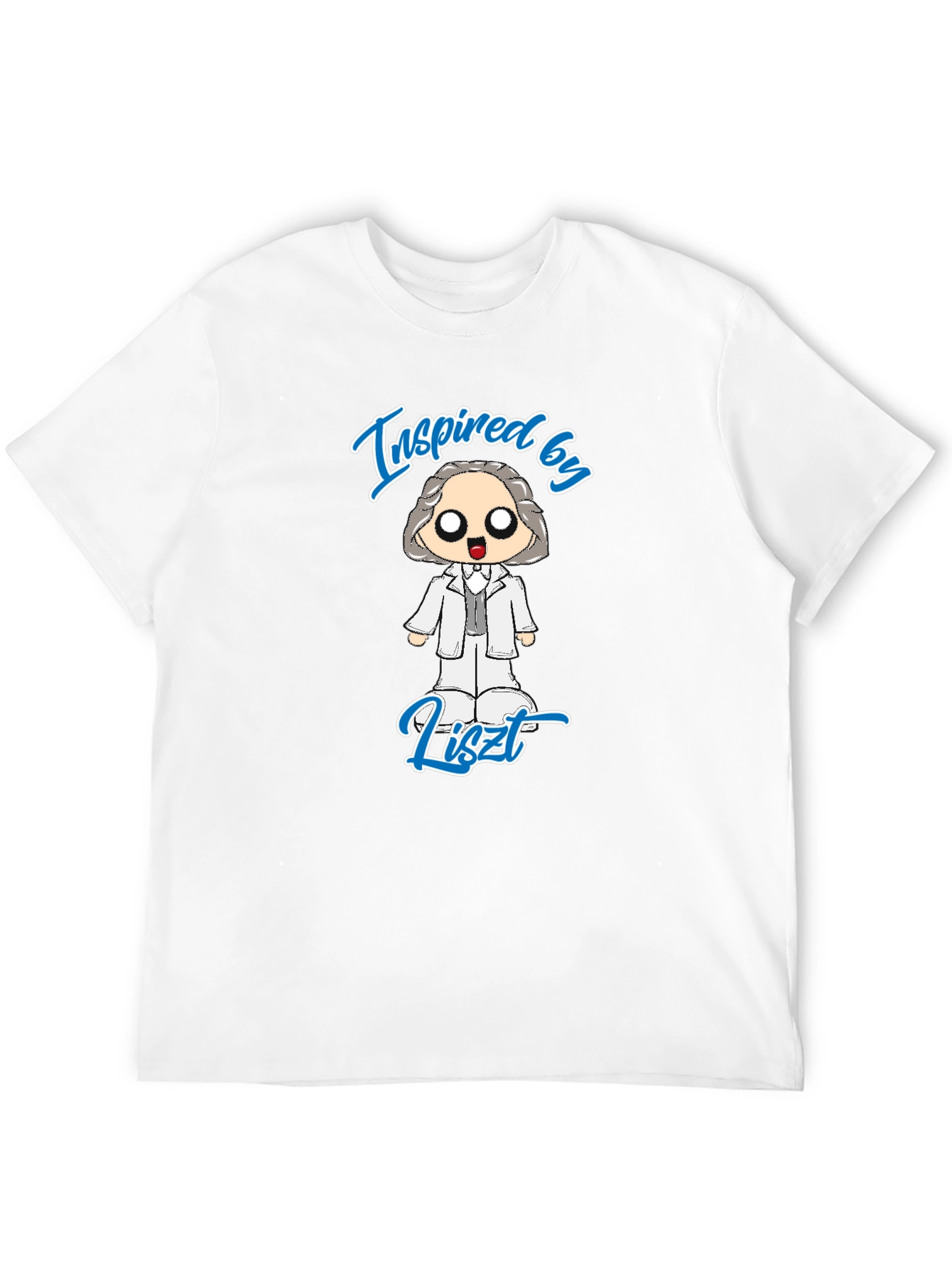 Inspired by Liszt Black T-Shirt
