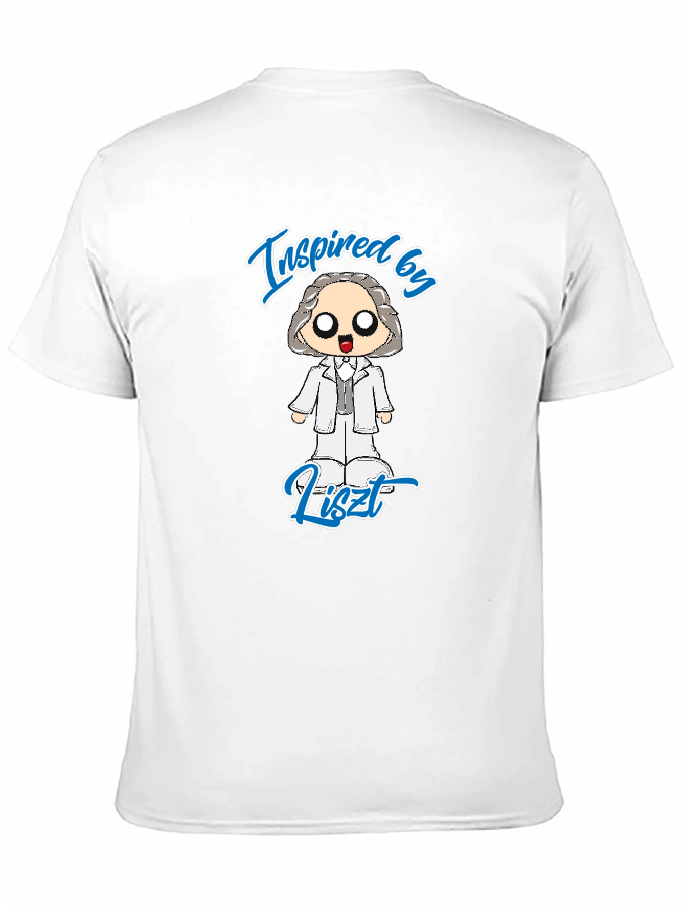 Inspired by Liszt Black T-Shirt