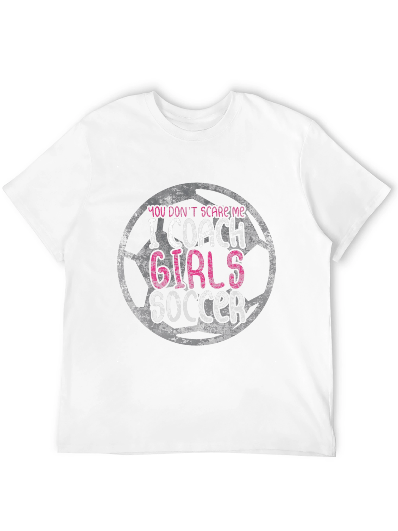 Girls Soccer Coach Graphic T-Shirt