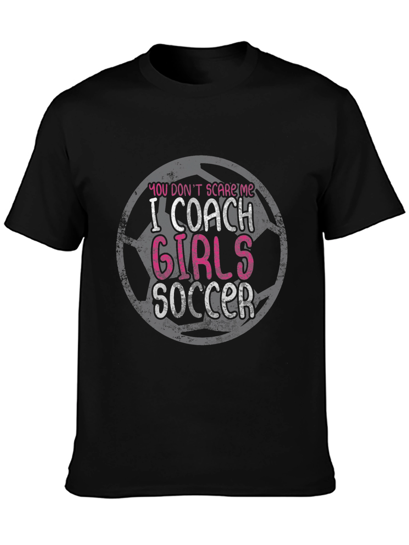Girls Soccer Coach Graphic T-Shirt