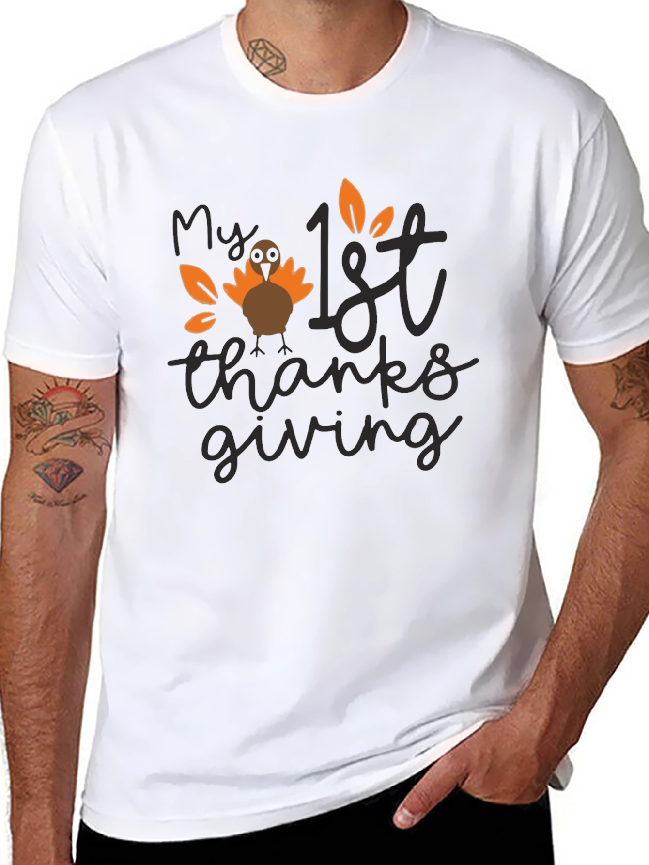 My First Thanksgiving Turkey Graphic T-Shirt