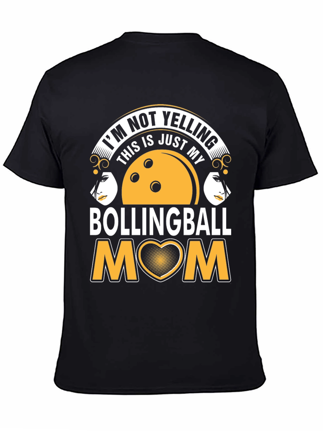 Bowling Ball Mom T-Shirt - Unique Graphic Tee