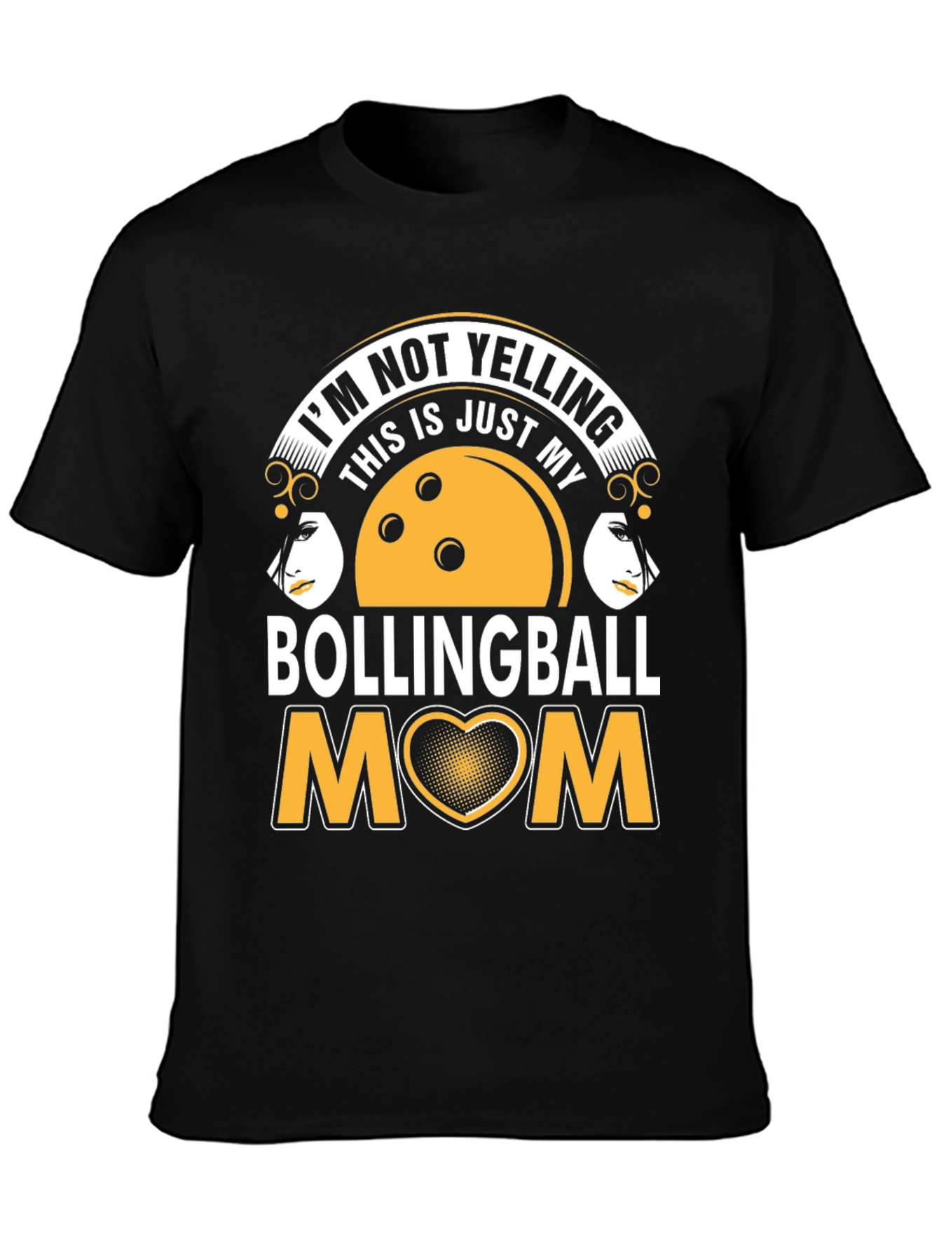 Bowling Ball Mom T-Shirt - Unique Graphic Tee