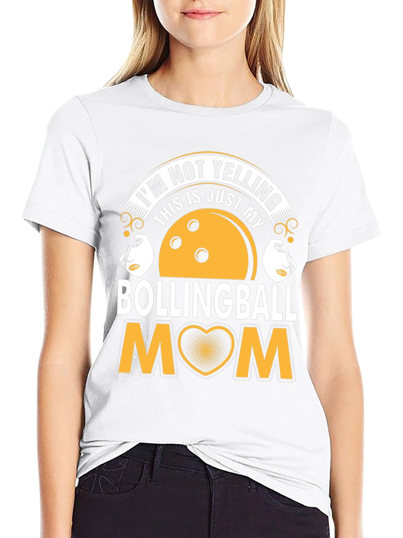 Bowling Ball Mom T-Shirt - Unique Graphic Tee