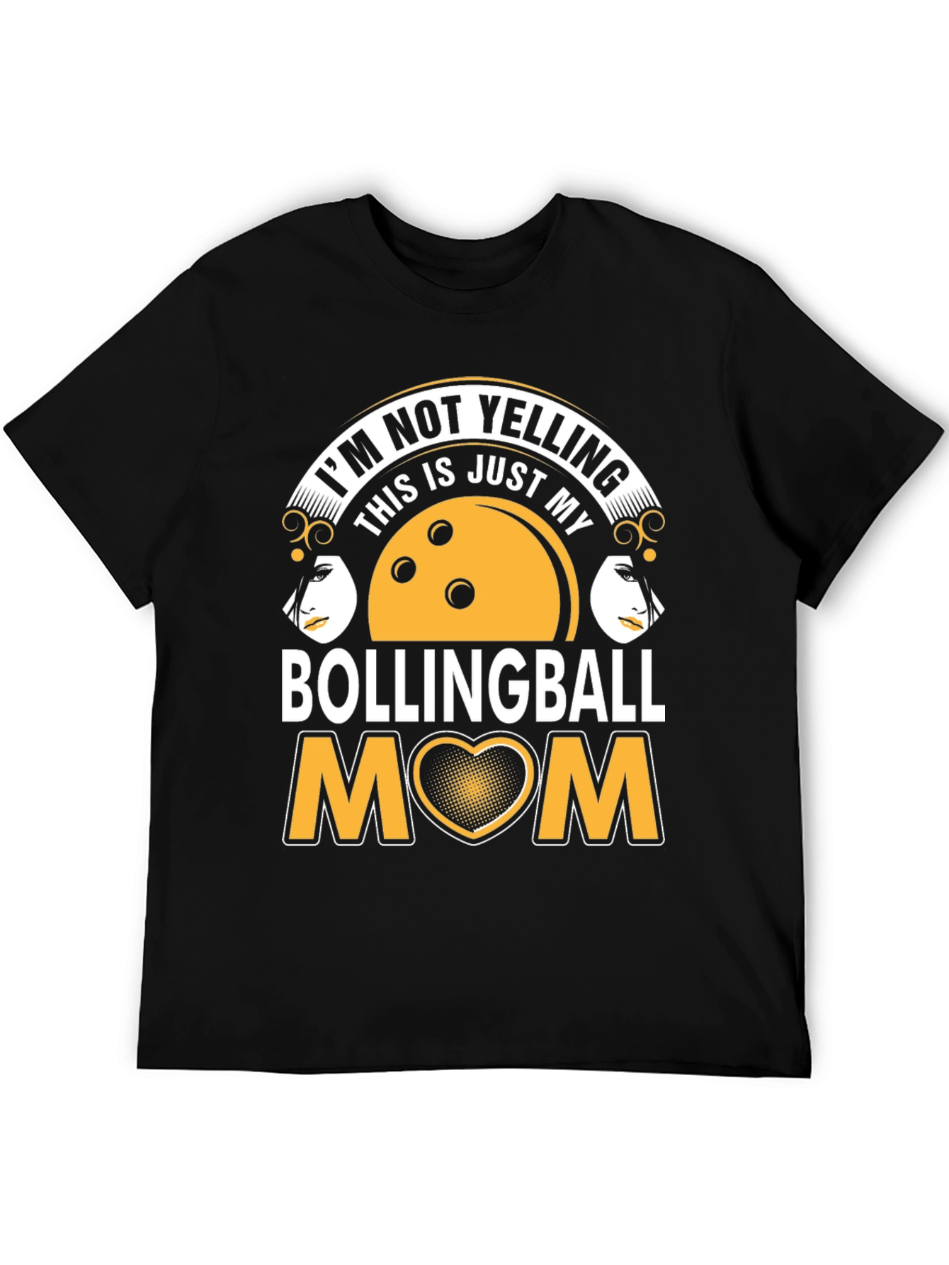 Bowling Ball Mom T-Shirt - Unique Graphic Tee