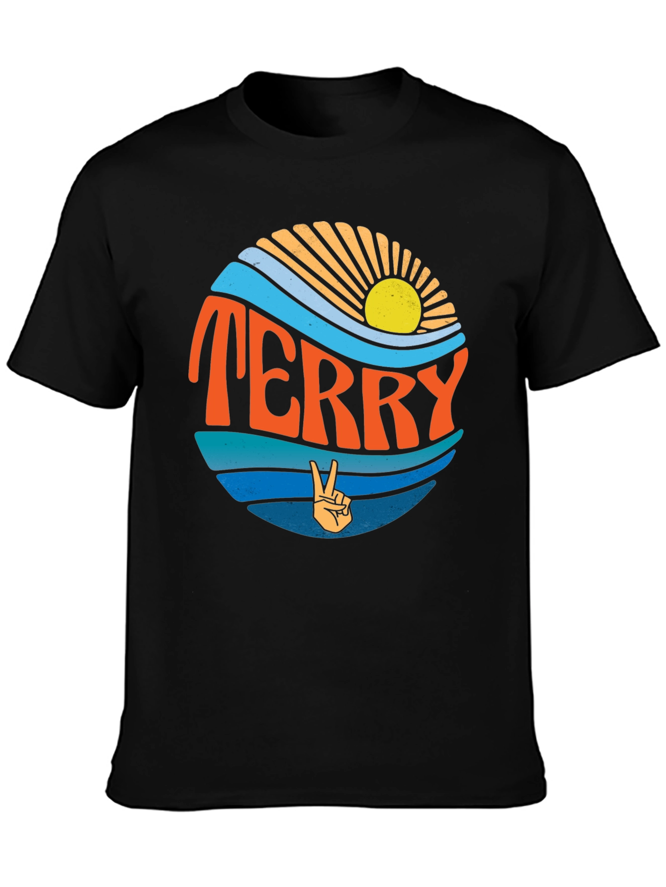 Terry Retro T-Shirt Groovy 70s Style
