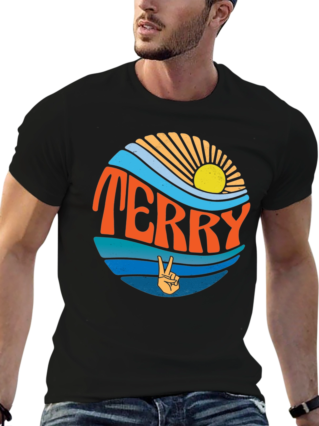 Terry Retro T-Shirt Groovy 70s Style
