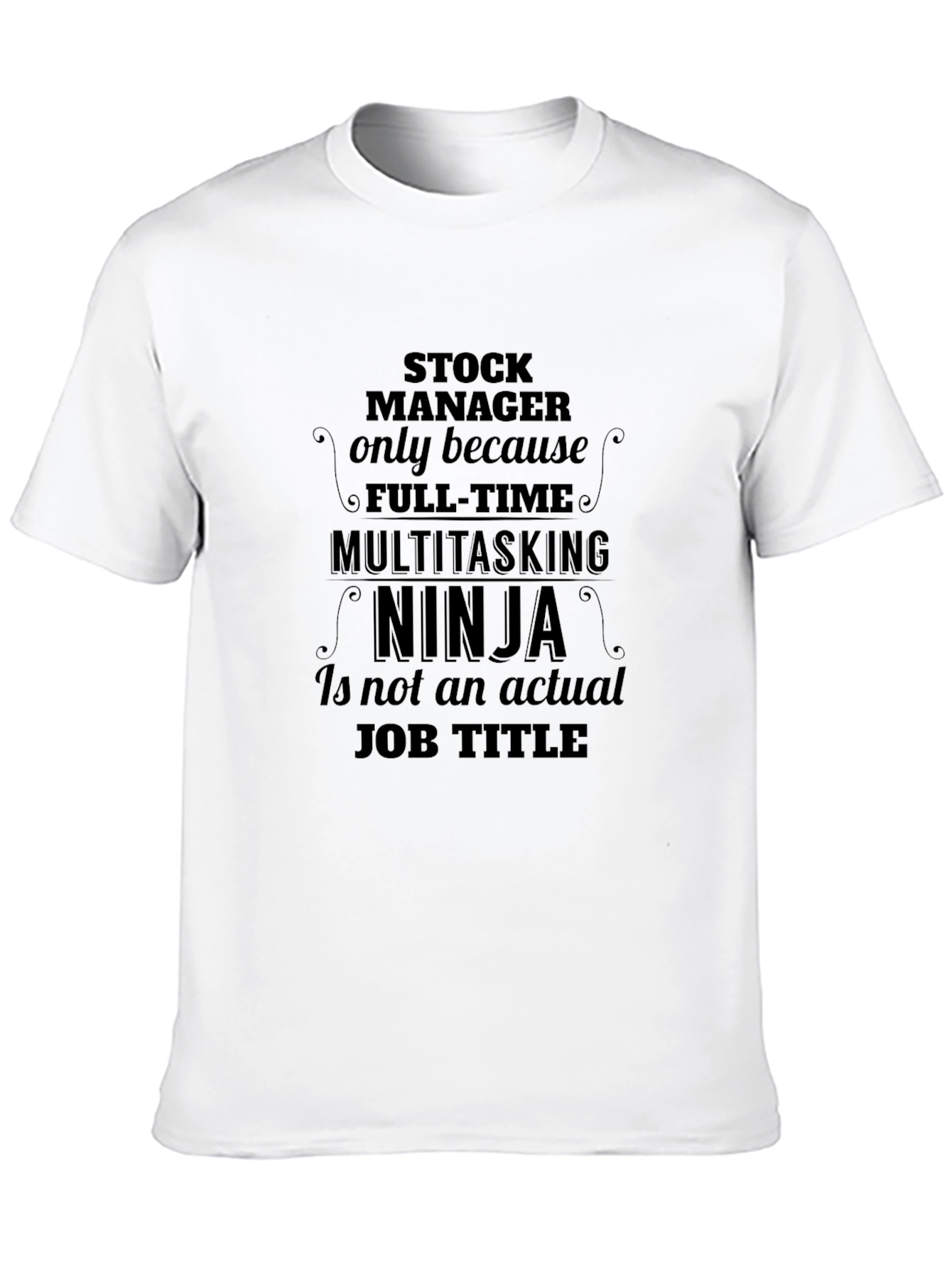 Stock Manager Ninja Graphic T-Shirt