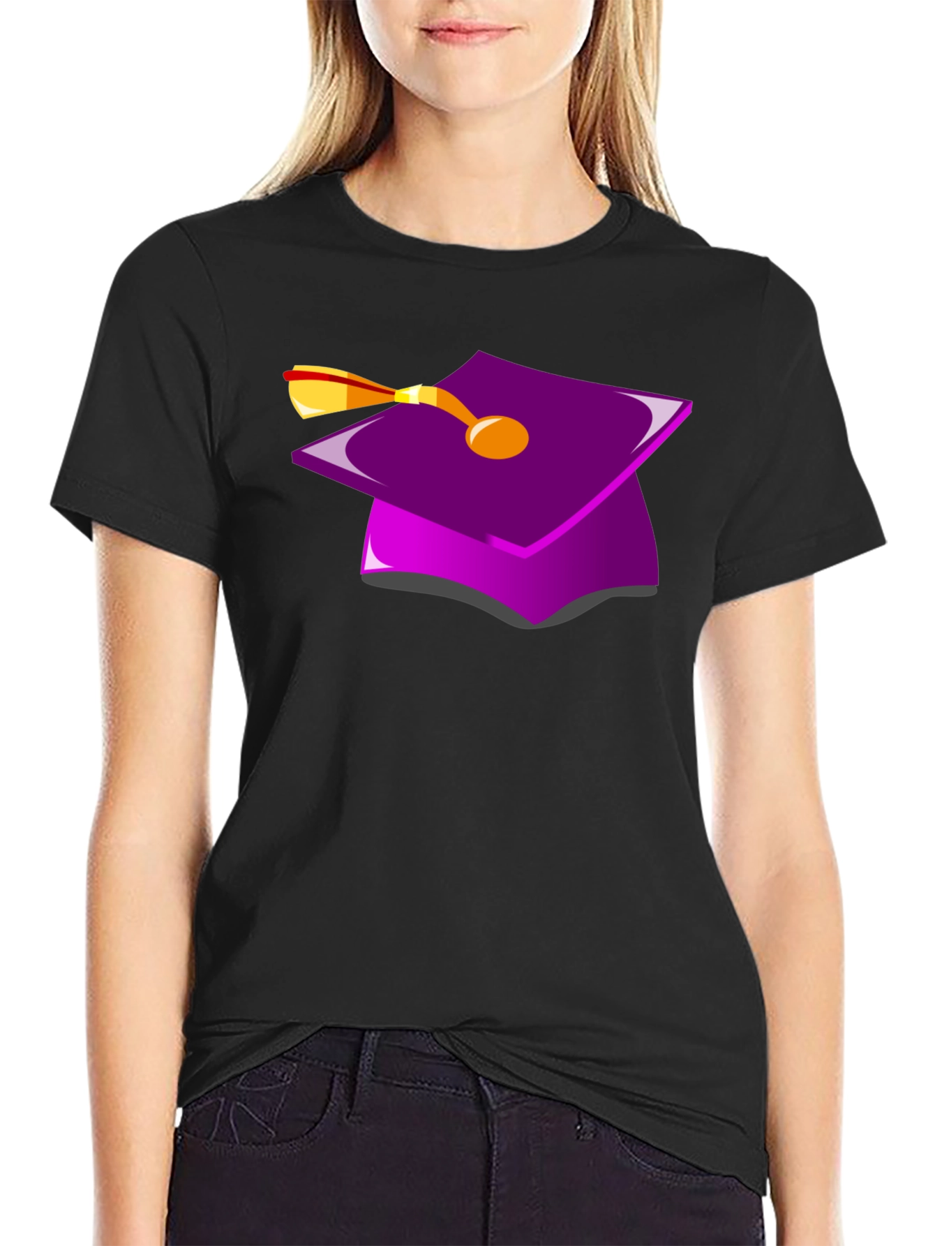 Graduation Cap Graphic T-Shirt