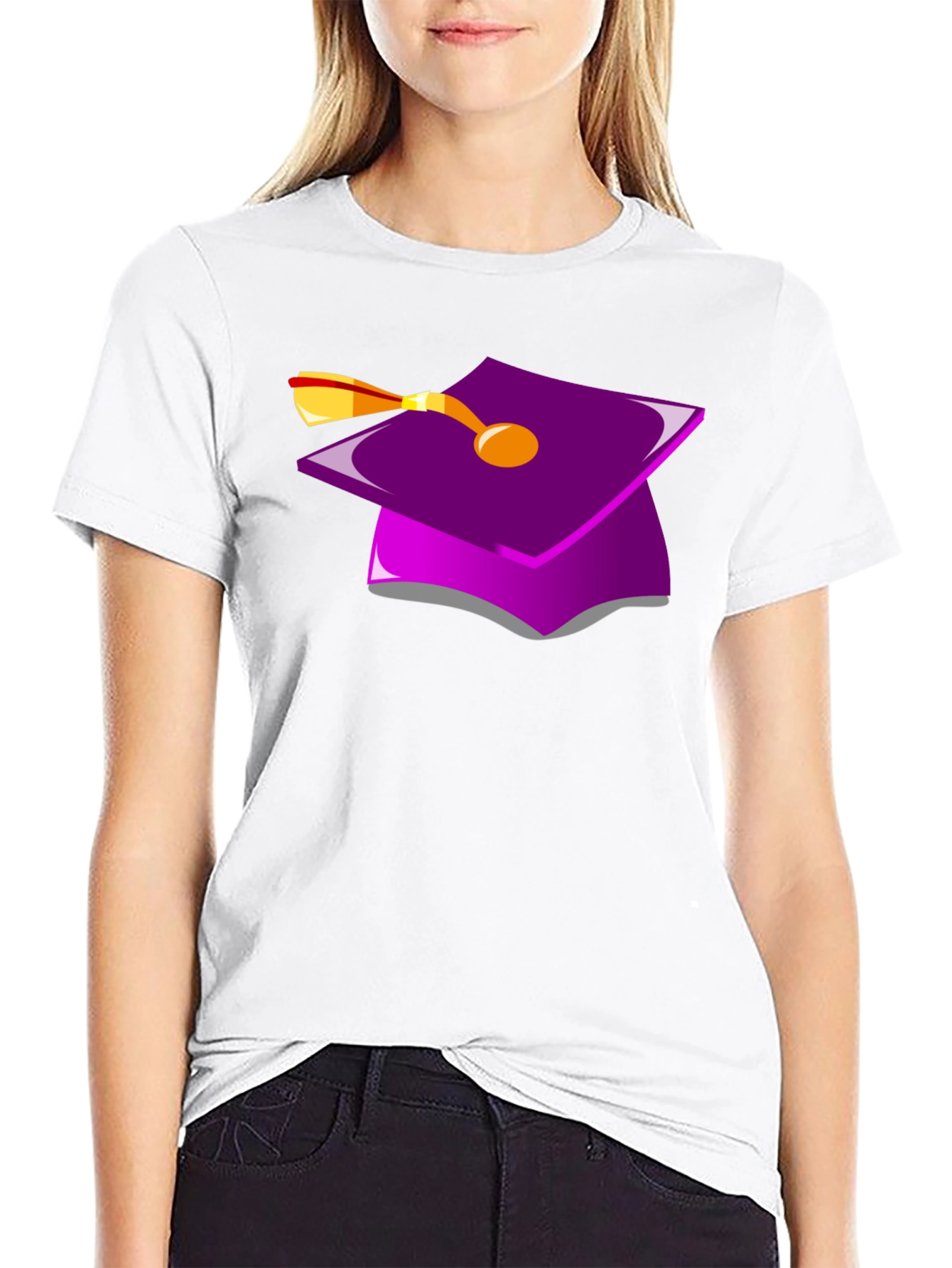 Graduation Cap Graphic T-Shirt